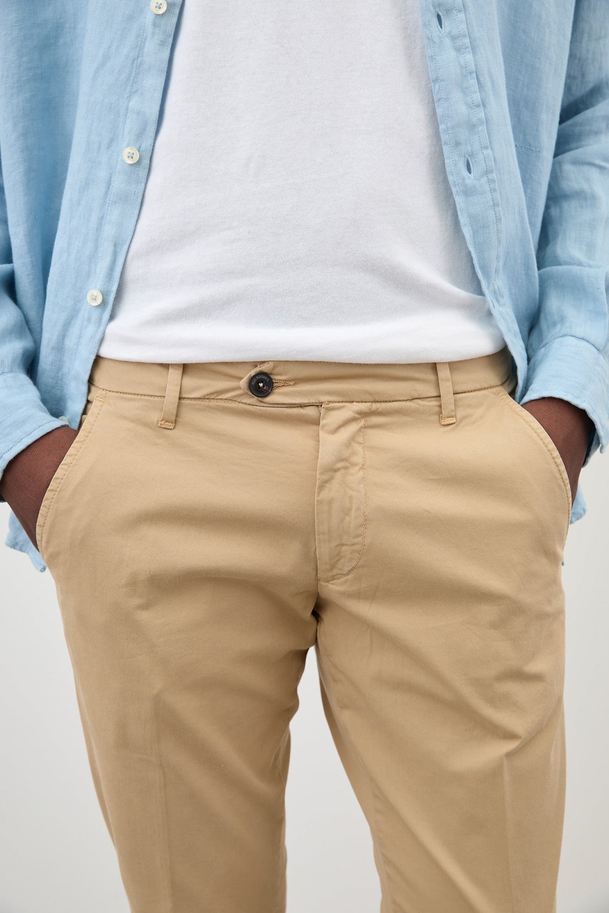 Roy Roger's Pantalone New Rolf In Gabardina