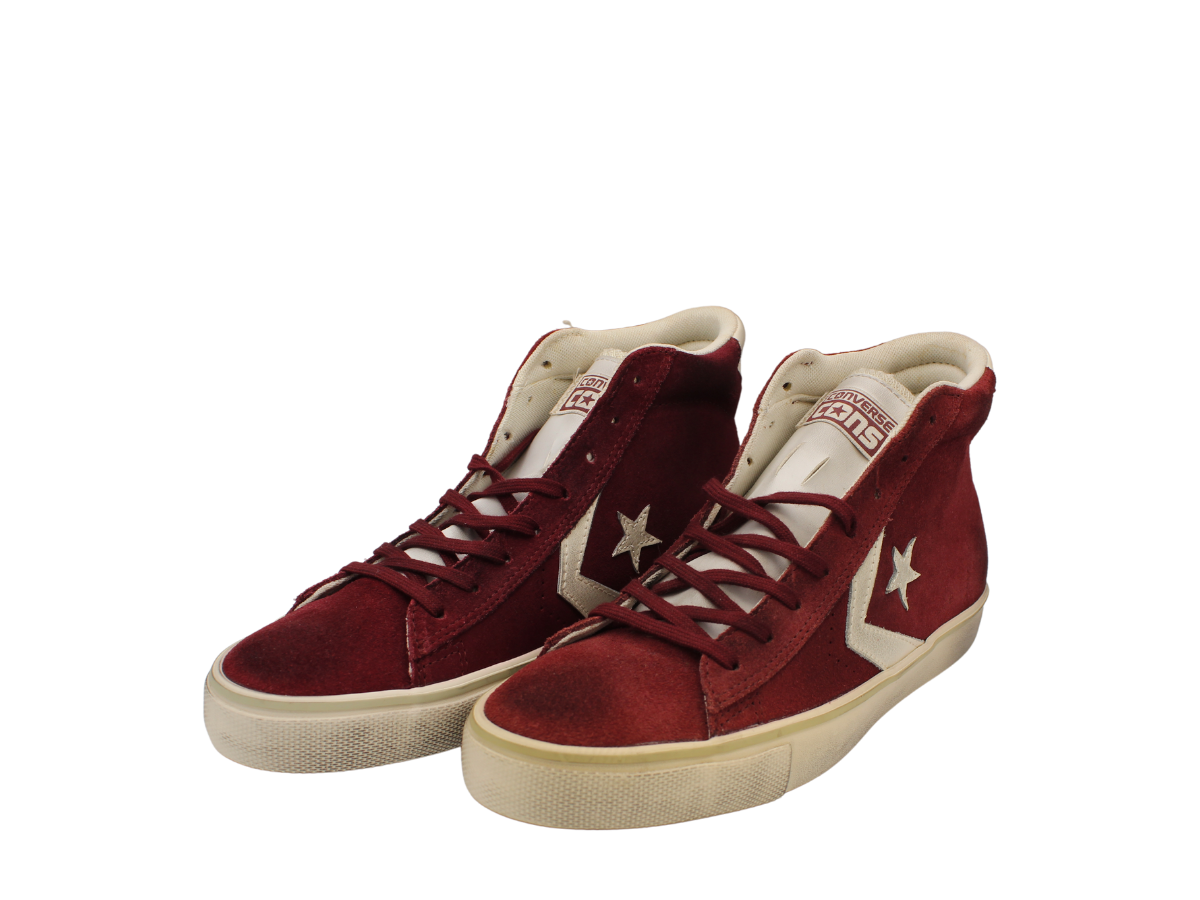 Converse pelle scamosciata bordeaux COD.150628C