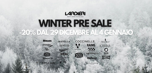 Pre-saldi da Lardieri Store: dal 29 dicembre al 4 gennaio tutto al -20%
