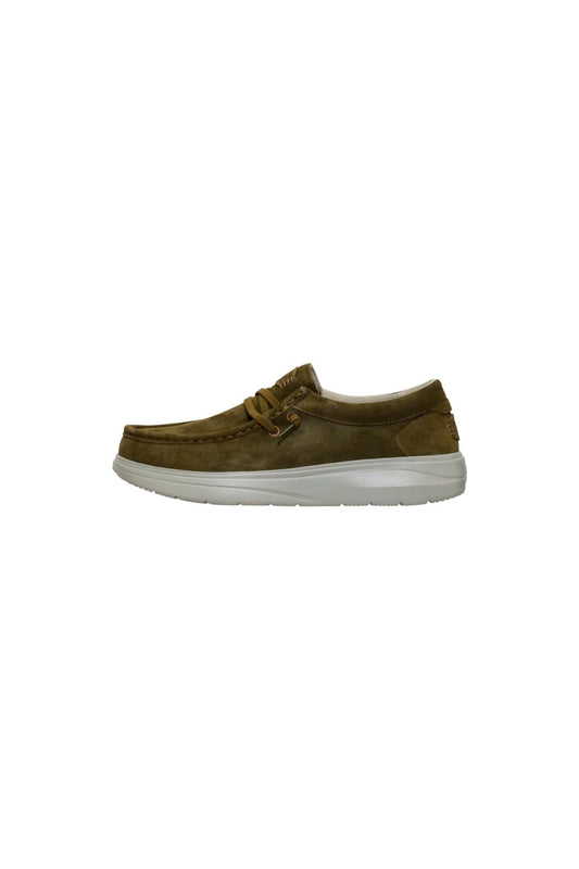 HEY DUDE 41975 Wally Conf Suede M Dark olive/Stone Grey