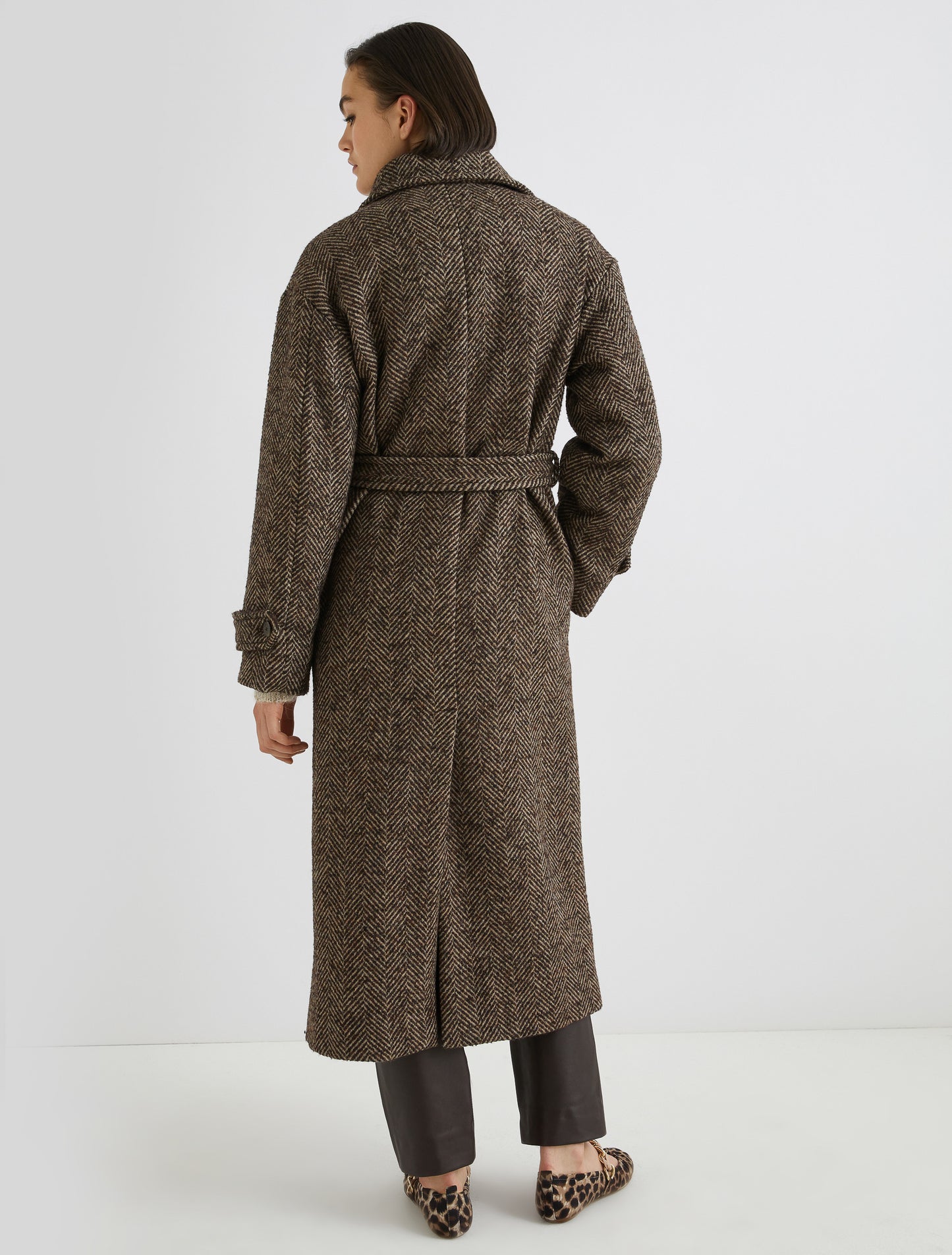 Cappotto dritto in resca di misto lana - AMALIA1