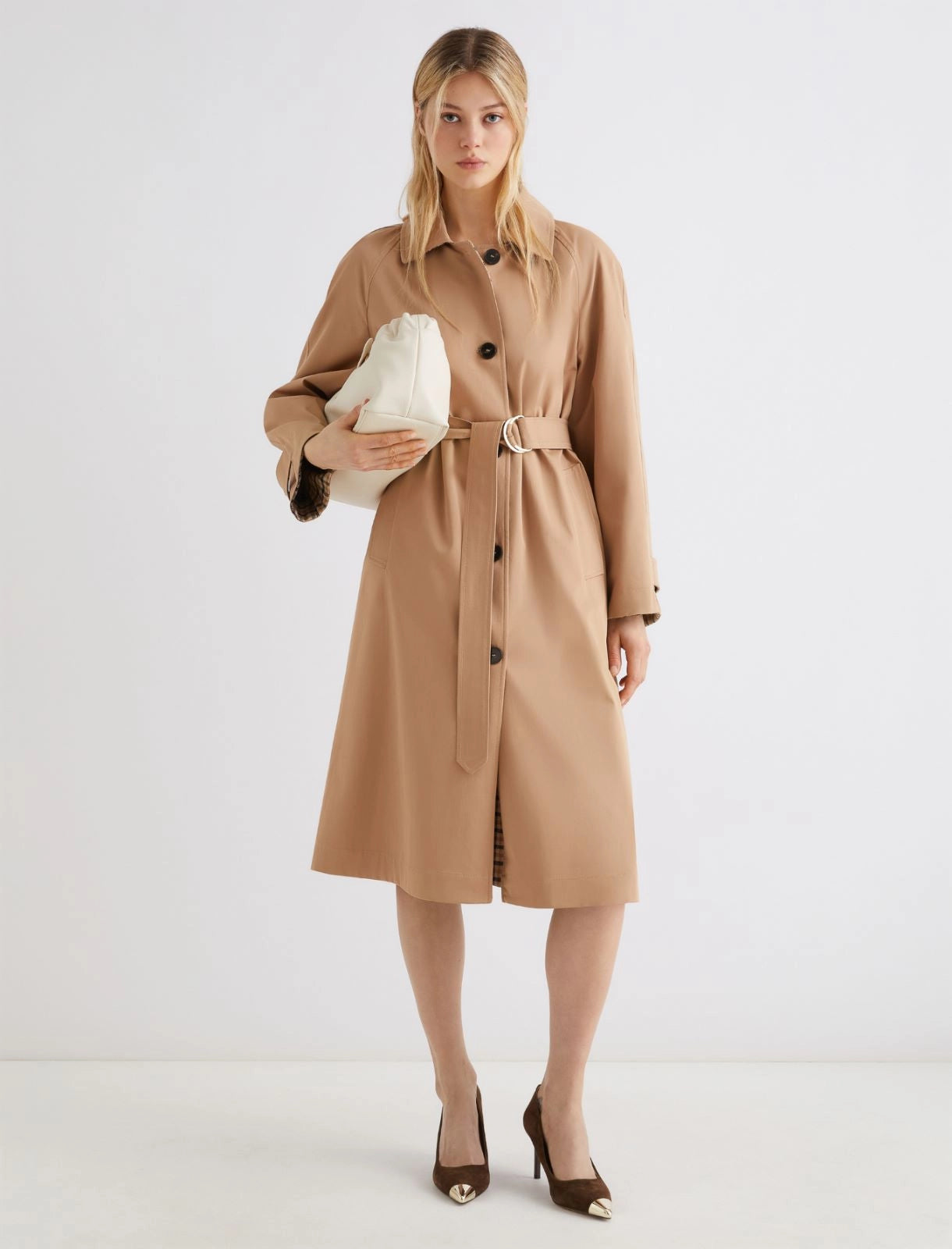 MARELLA Trench in gabardina stretch RAGUSA