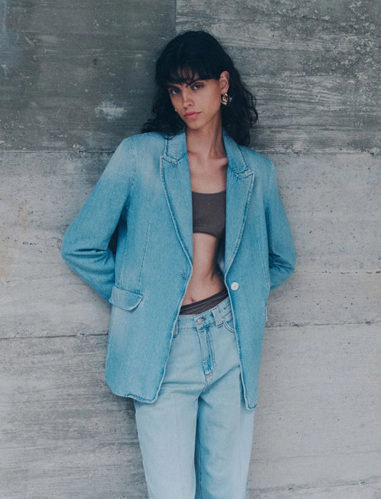 MARELLA Blazer in denim chiaro