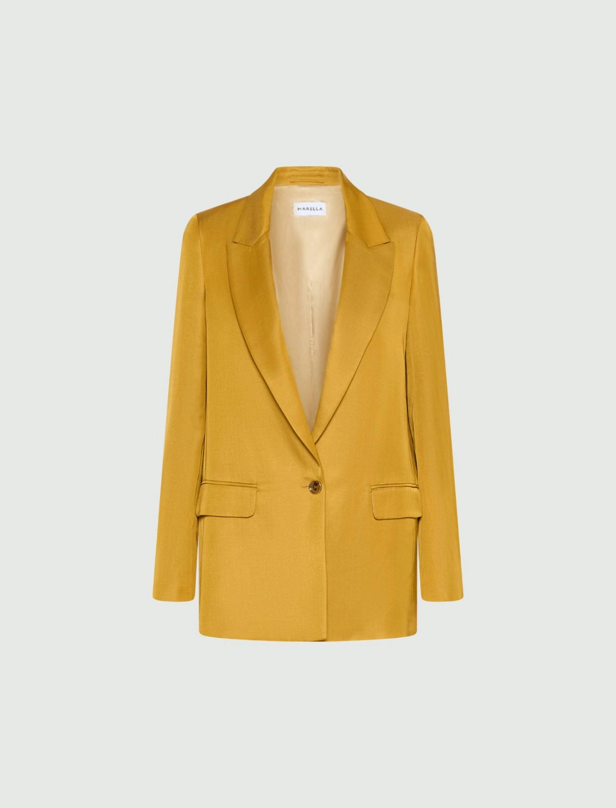 MARELLA Blazer in gabardina di misto lino