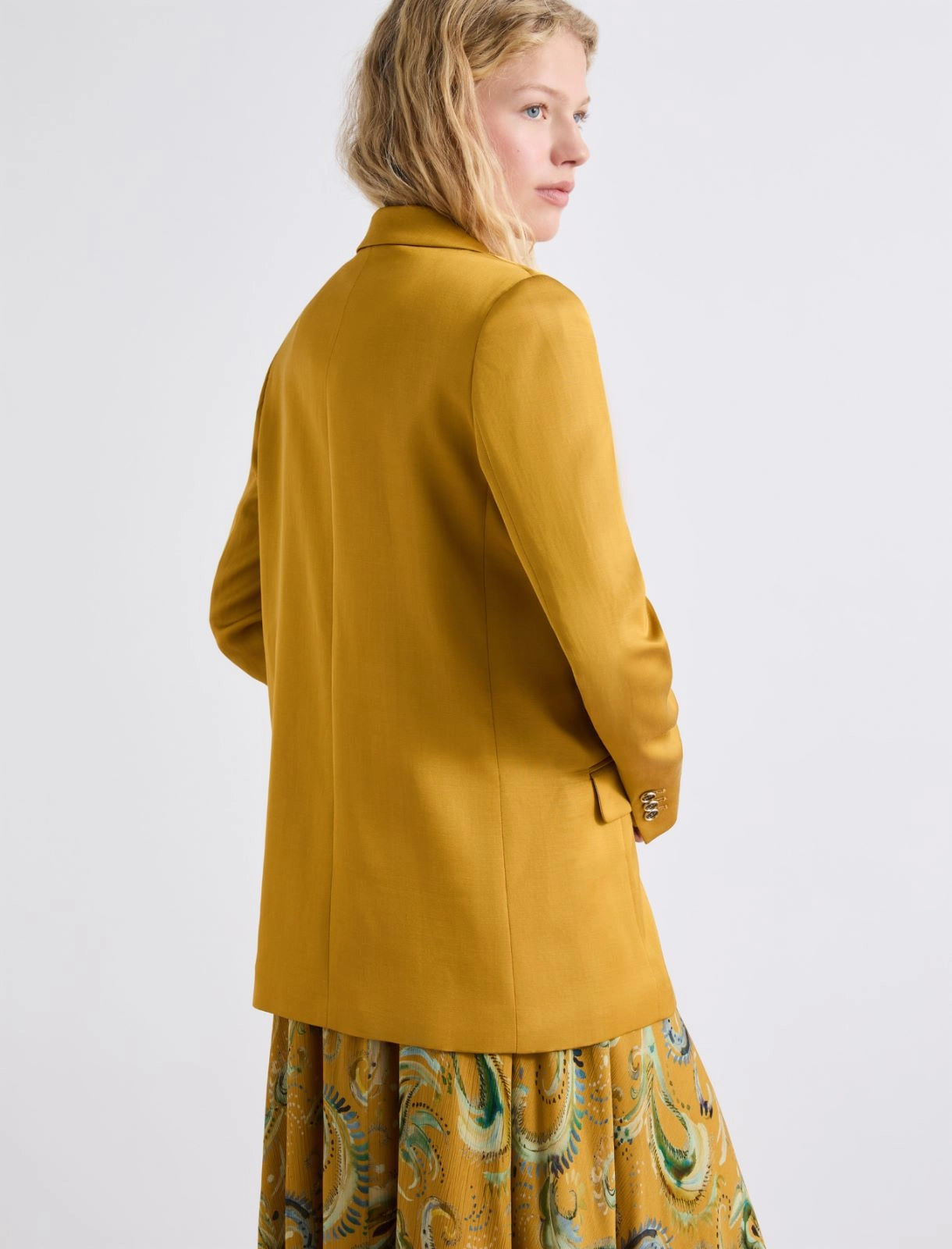 MARELLA Blazer in gabardina di misto lino