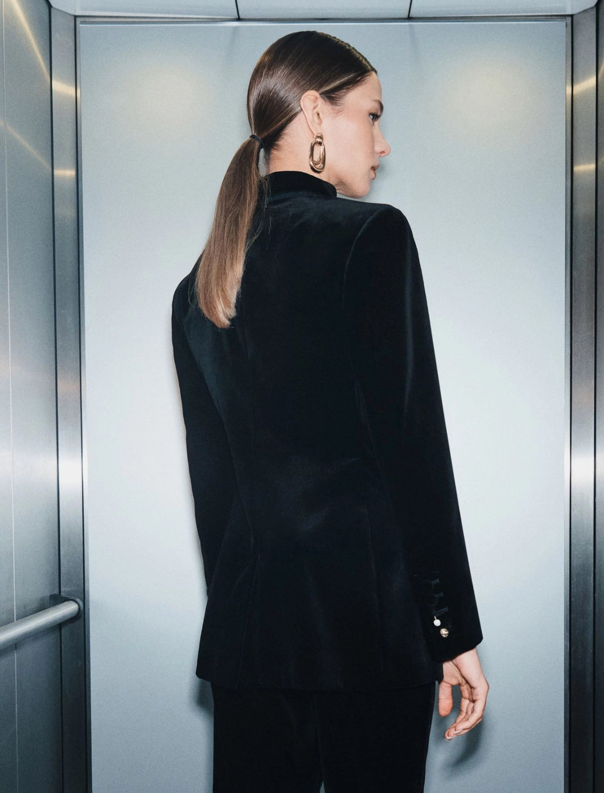 MARELLA Blazer in velluto stretch
