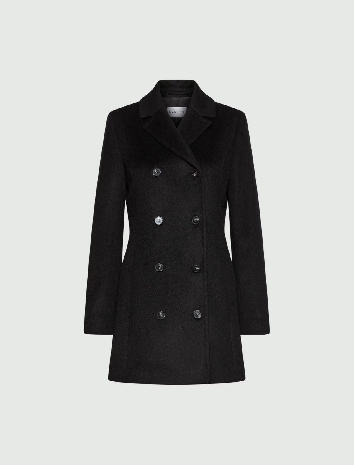 MARELLA Cappotto doppiopetto in lana e cashmere