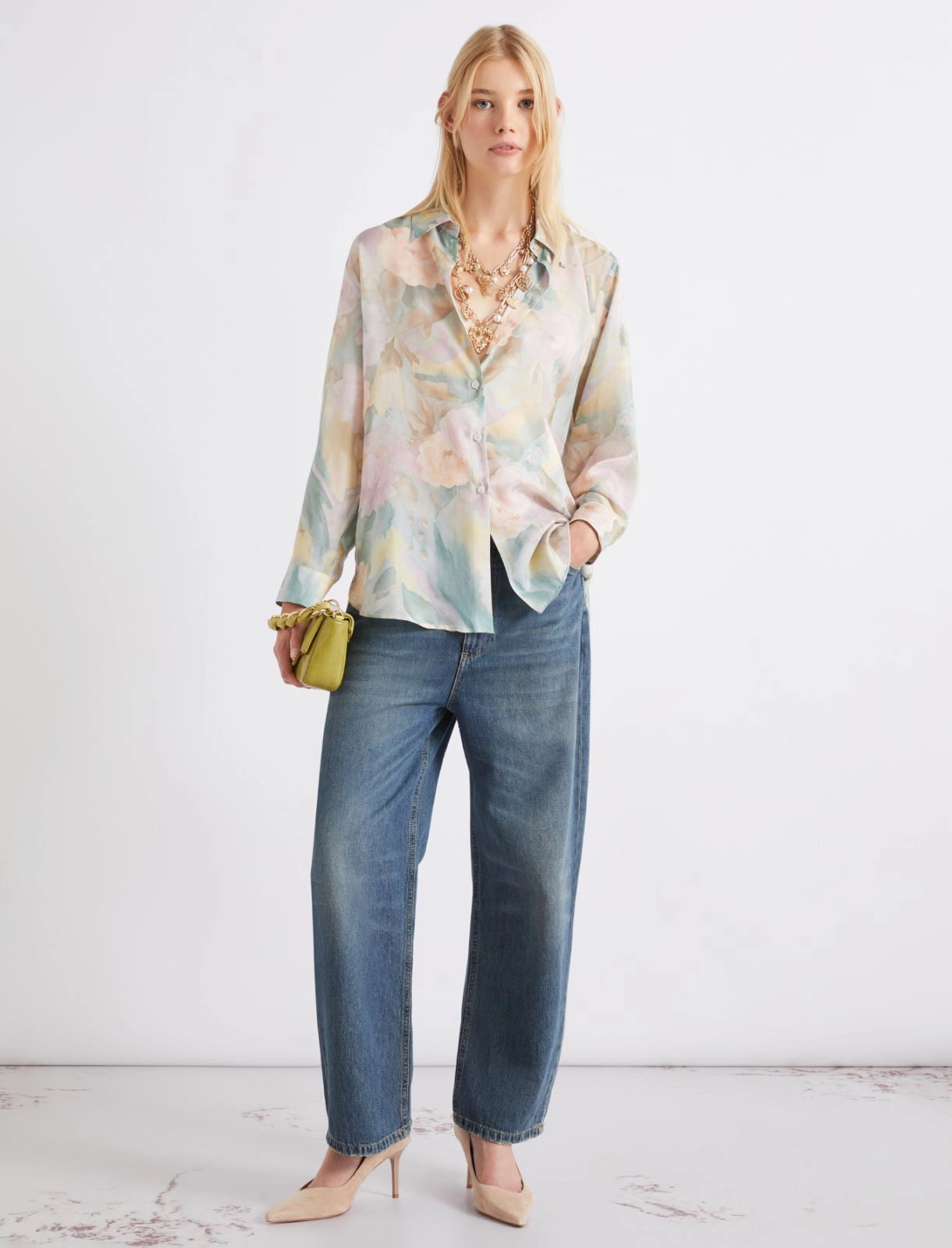 MARELLA Camicia in seta habotai