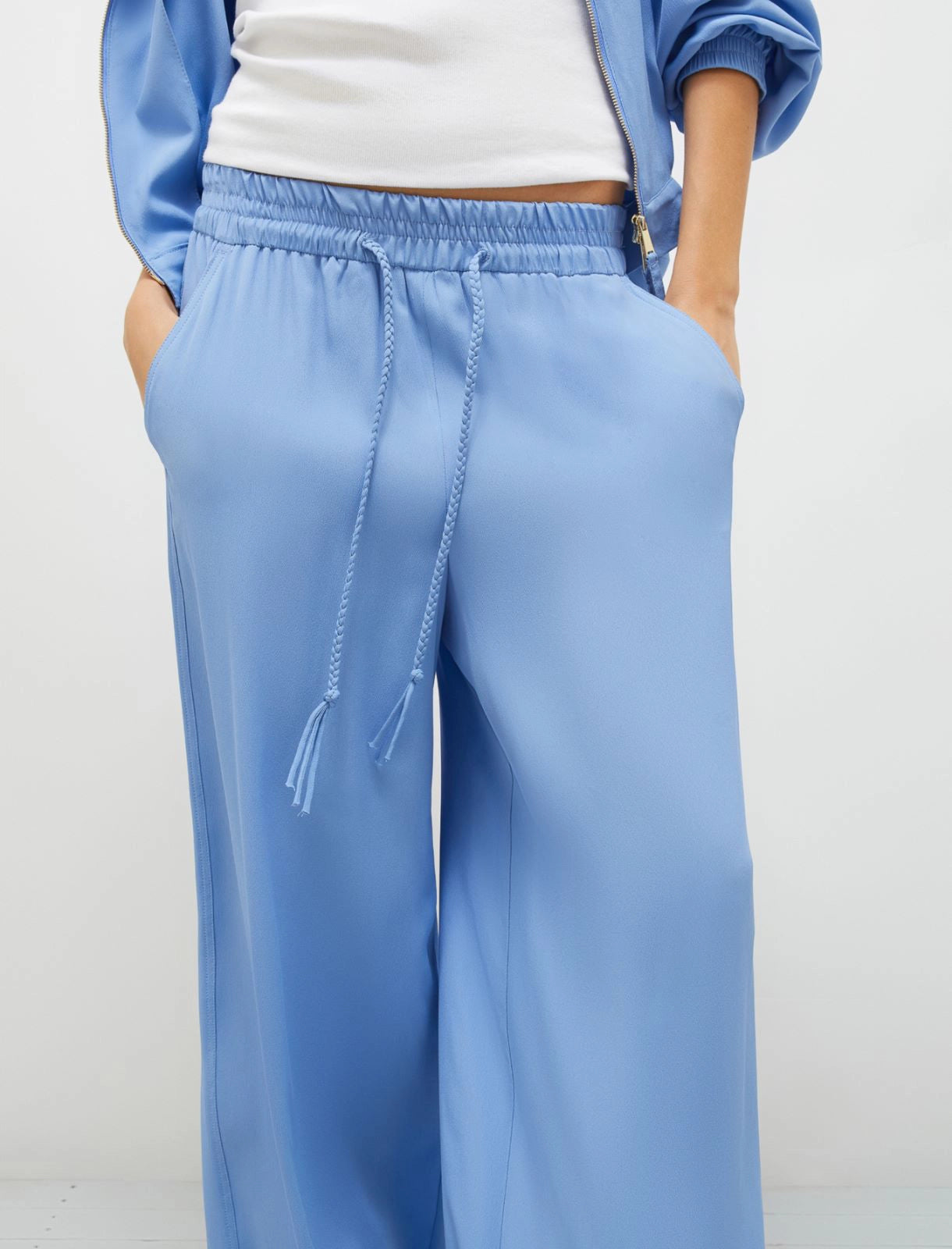Marella pantalone dritto in misto seta Aidone