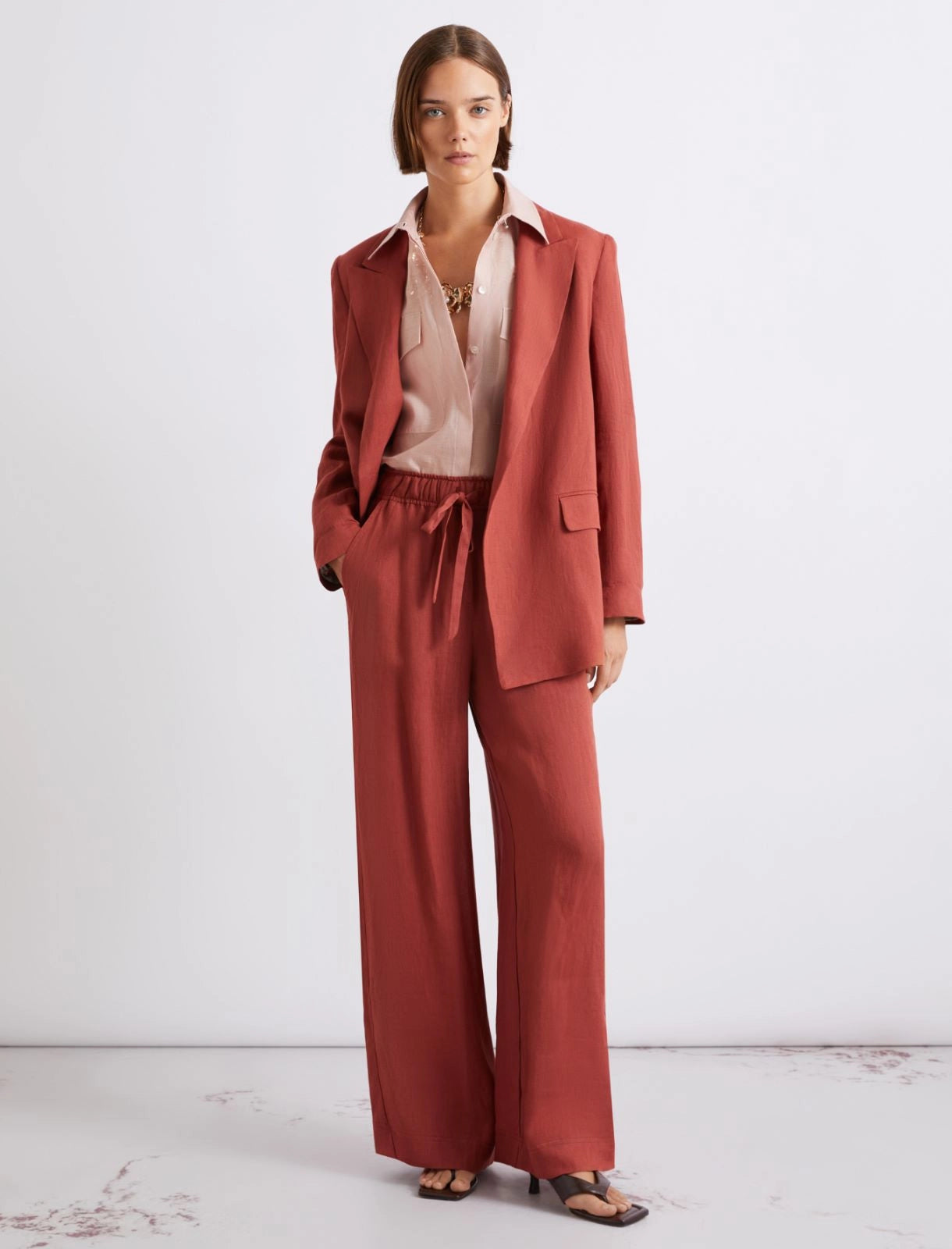 MARELLA Pantalone in puro lino