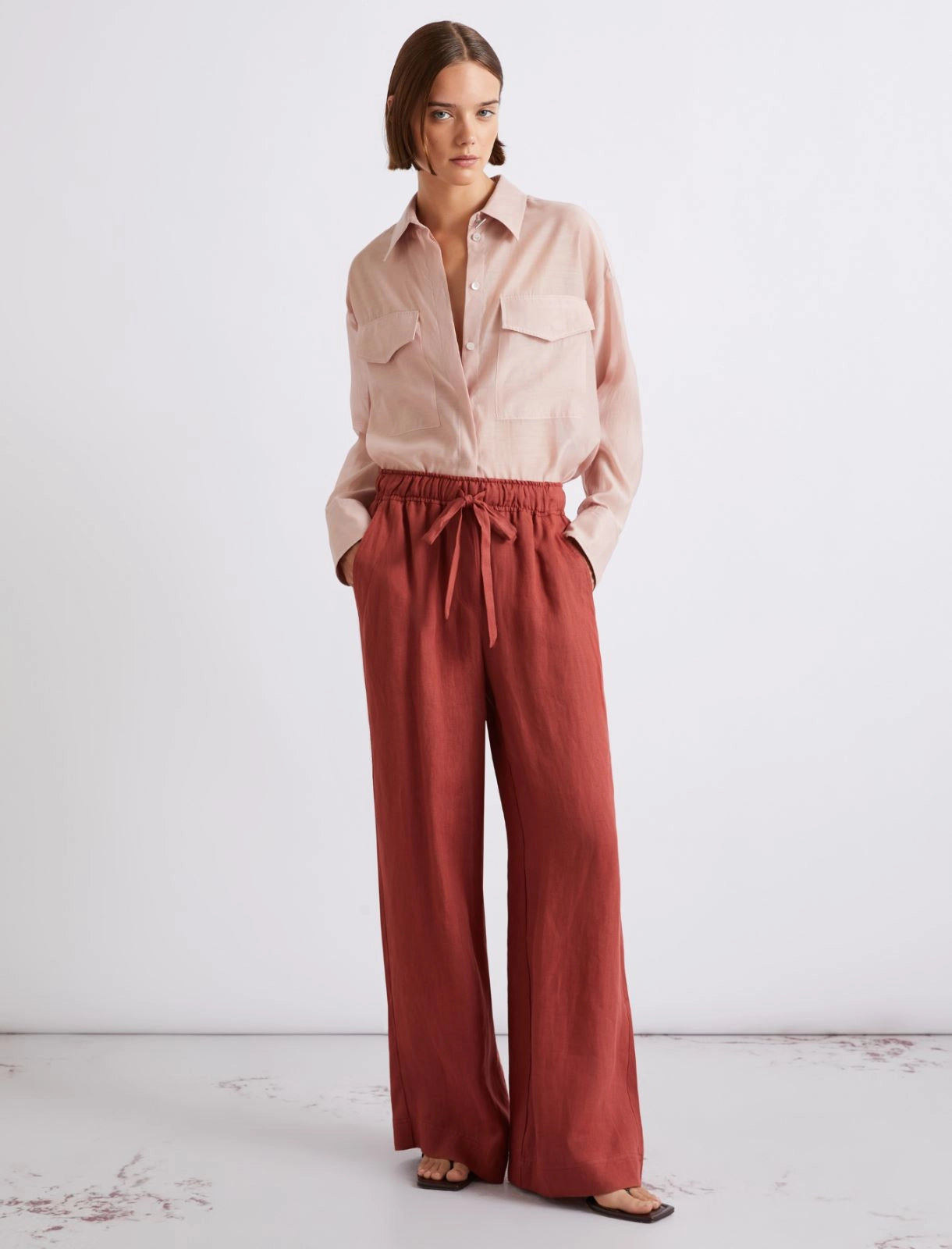 MARELLA Pantalone in puro lino