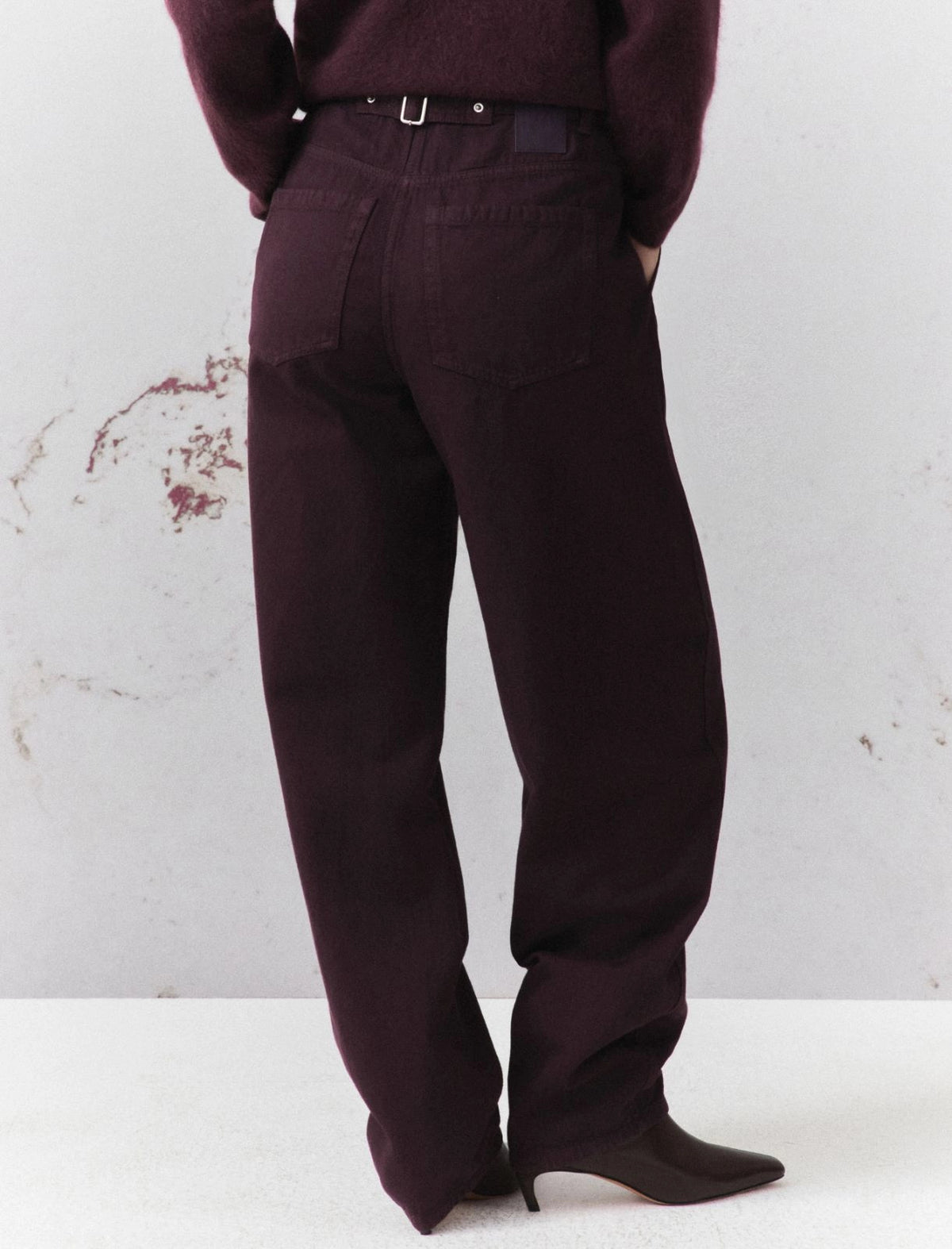 MARELLA Pantalone barrel in cotone