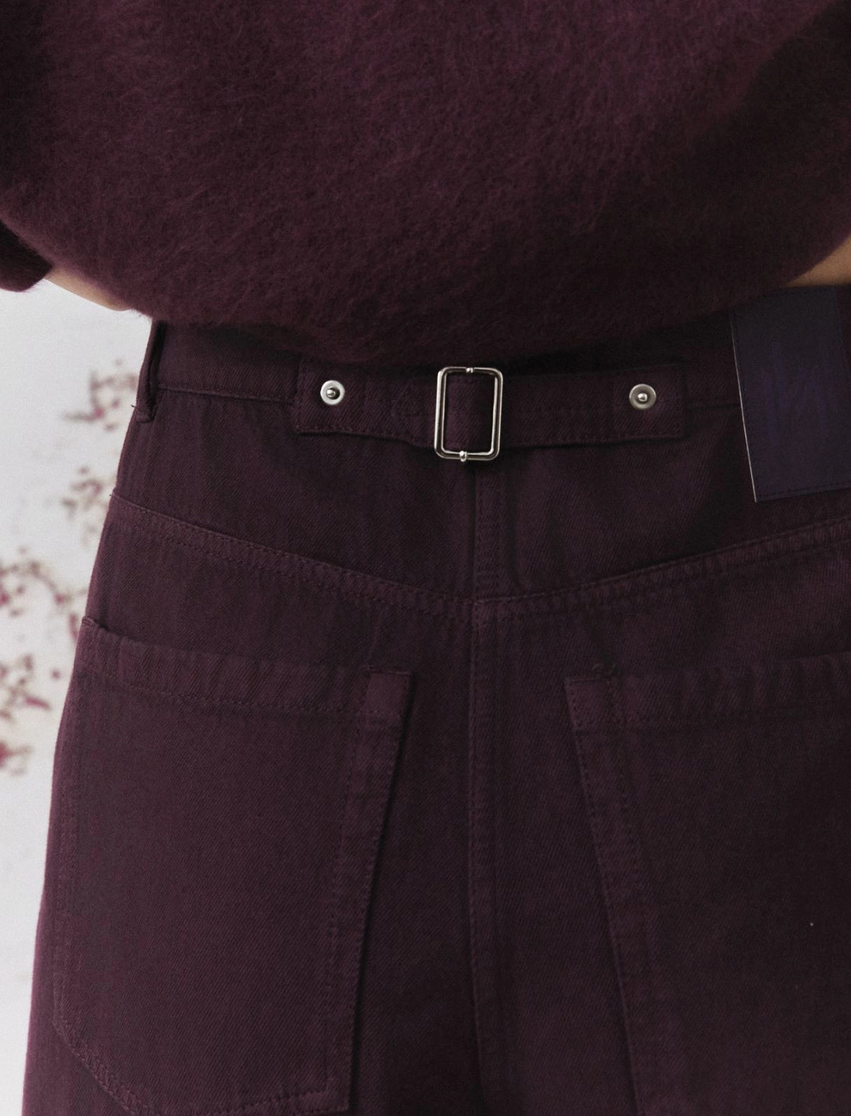 MARELLA Pantalone barrel in cotone