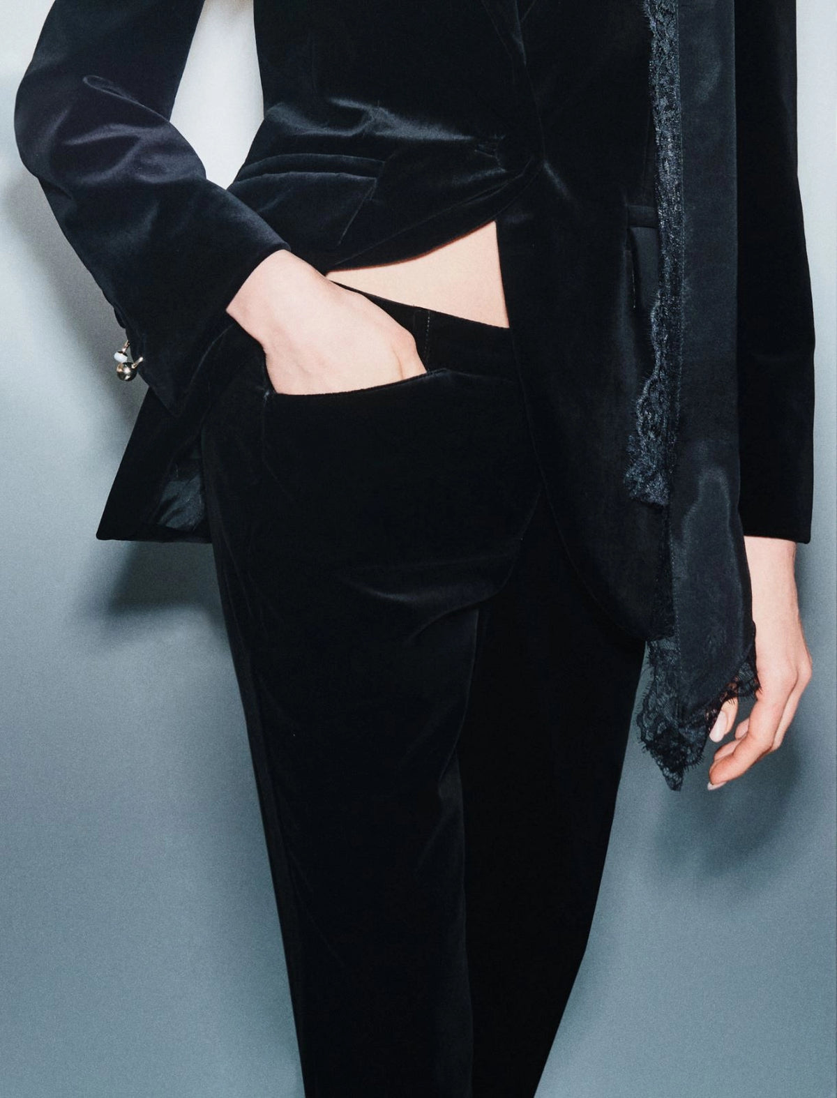 MARELLA Pantalone slim in velluto