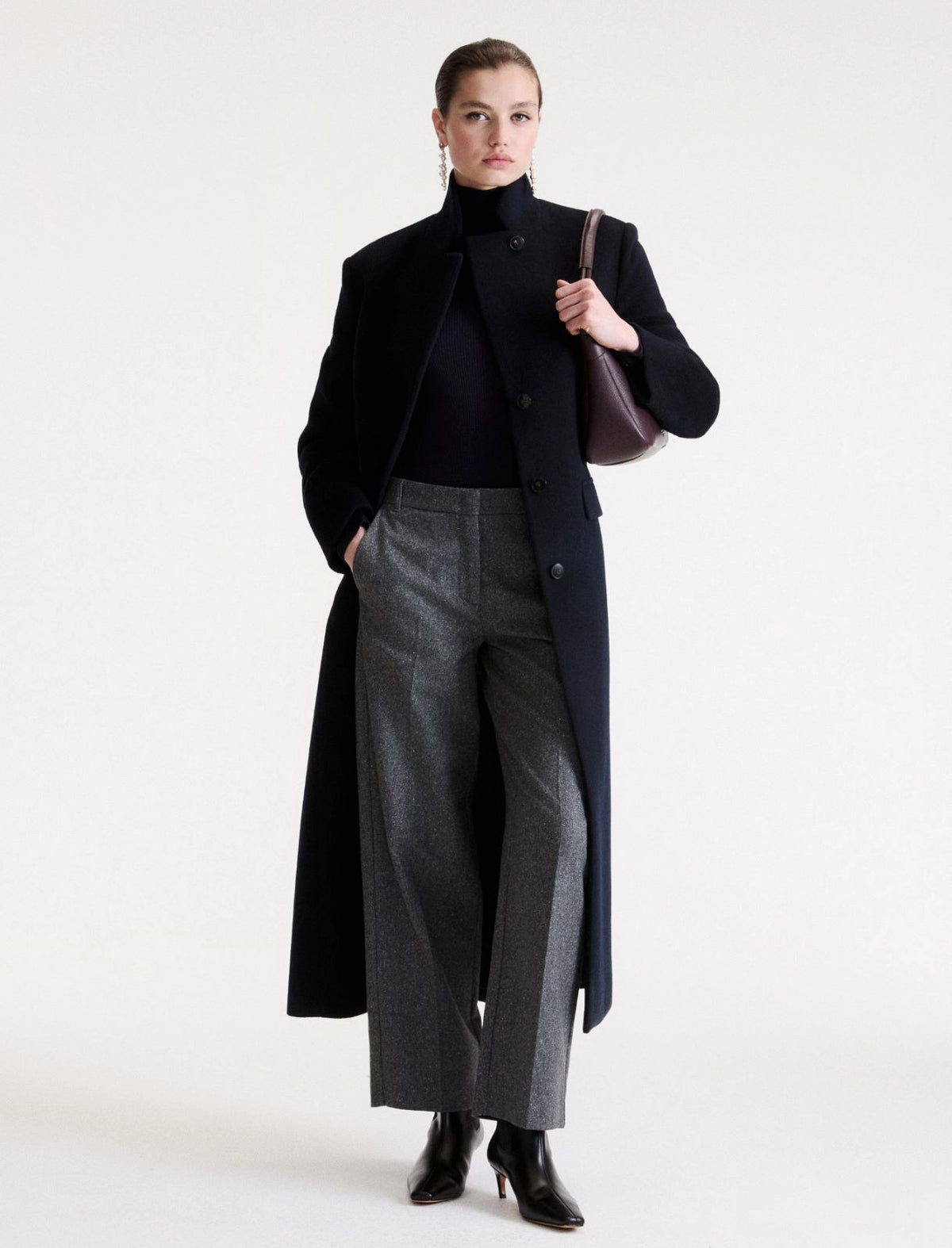 MARELLA Pantalone in tweed di lana e seta