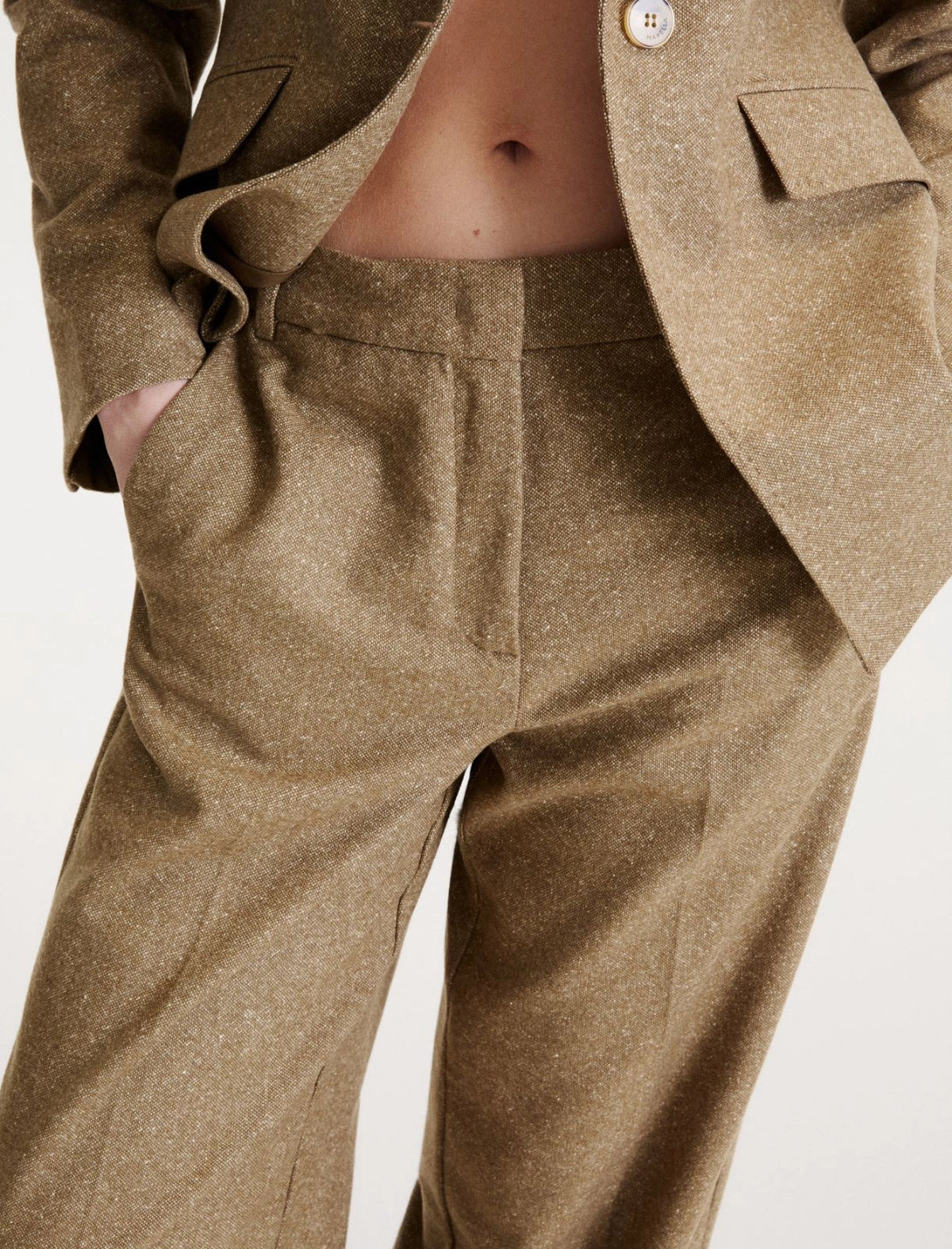 MARELLA Pantalone in tweed di lana e seta