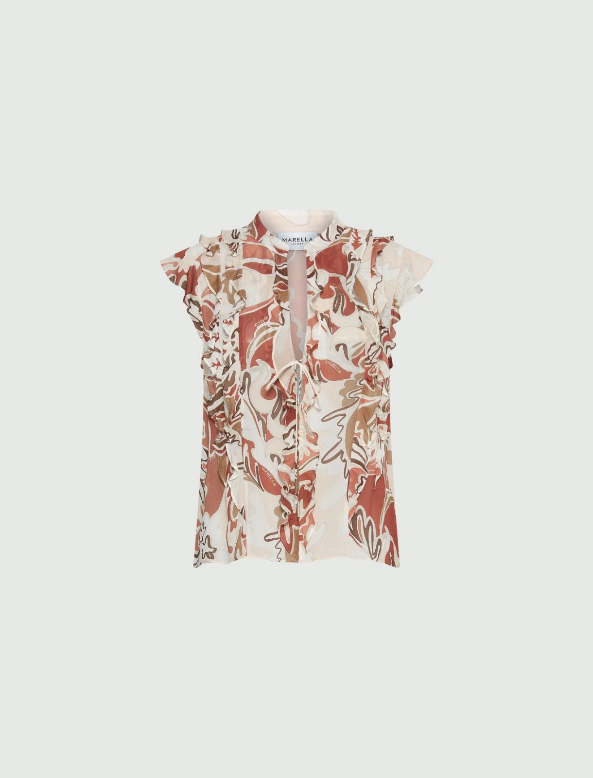 MARELLA Top in georgette stampato