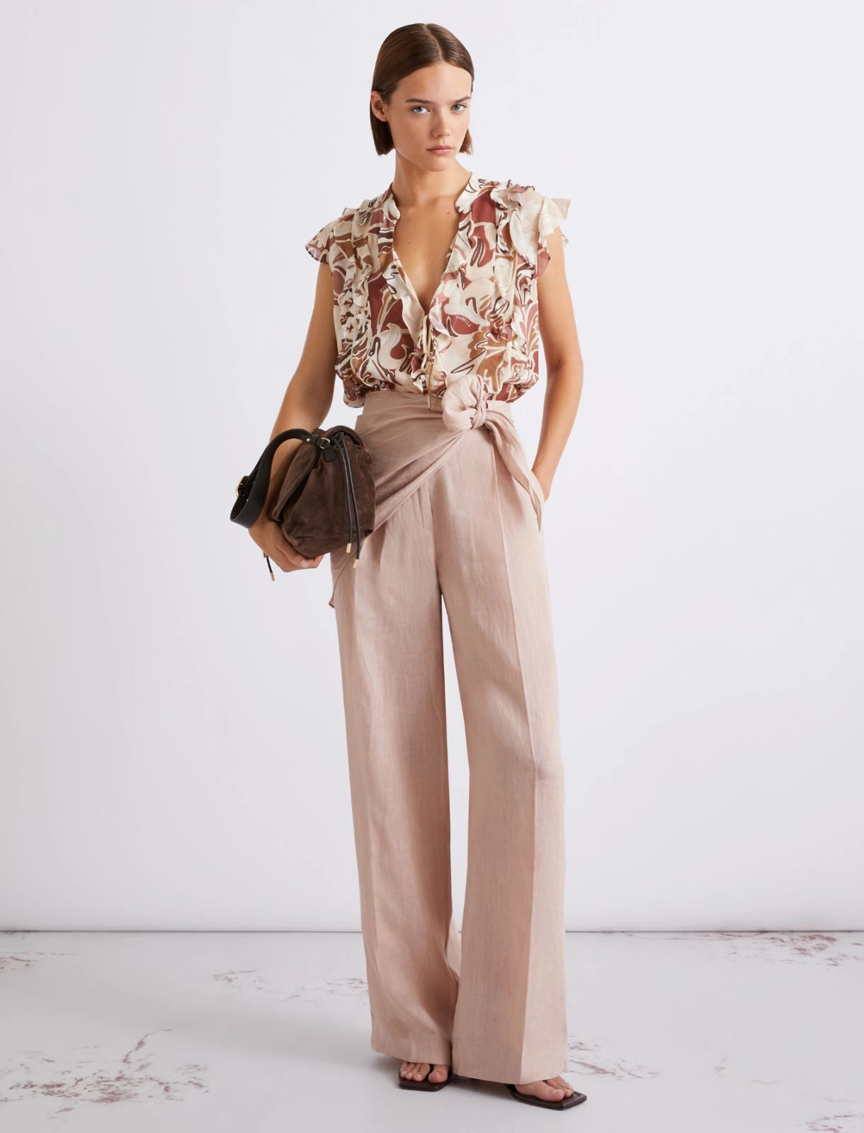 MARELLA Top in georgette stampato