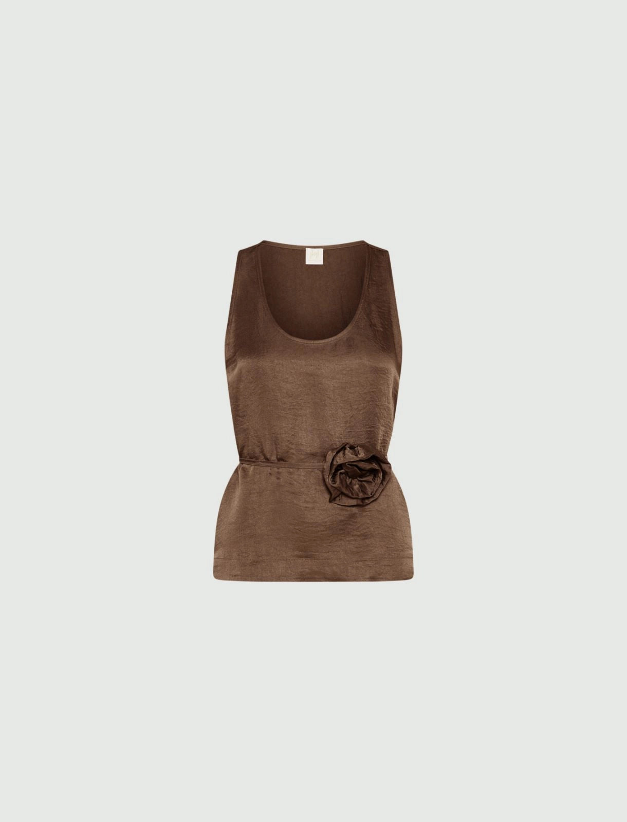 MARELLA Top con fiore abbinato