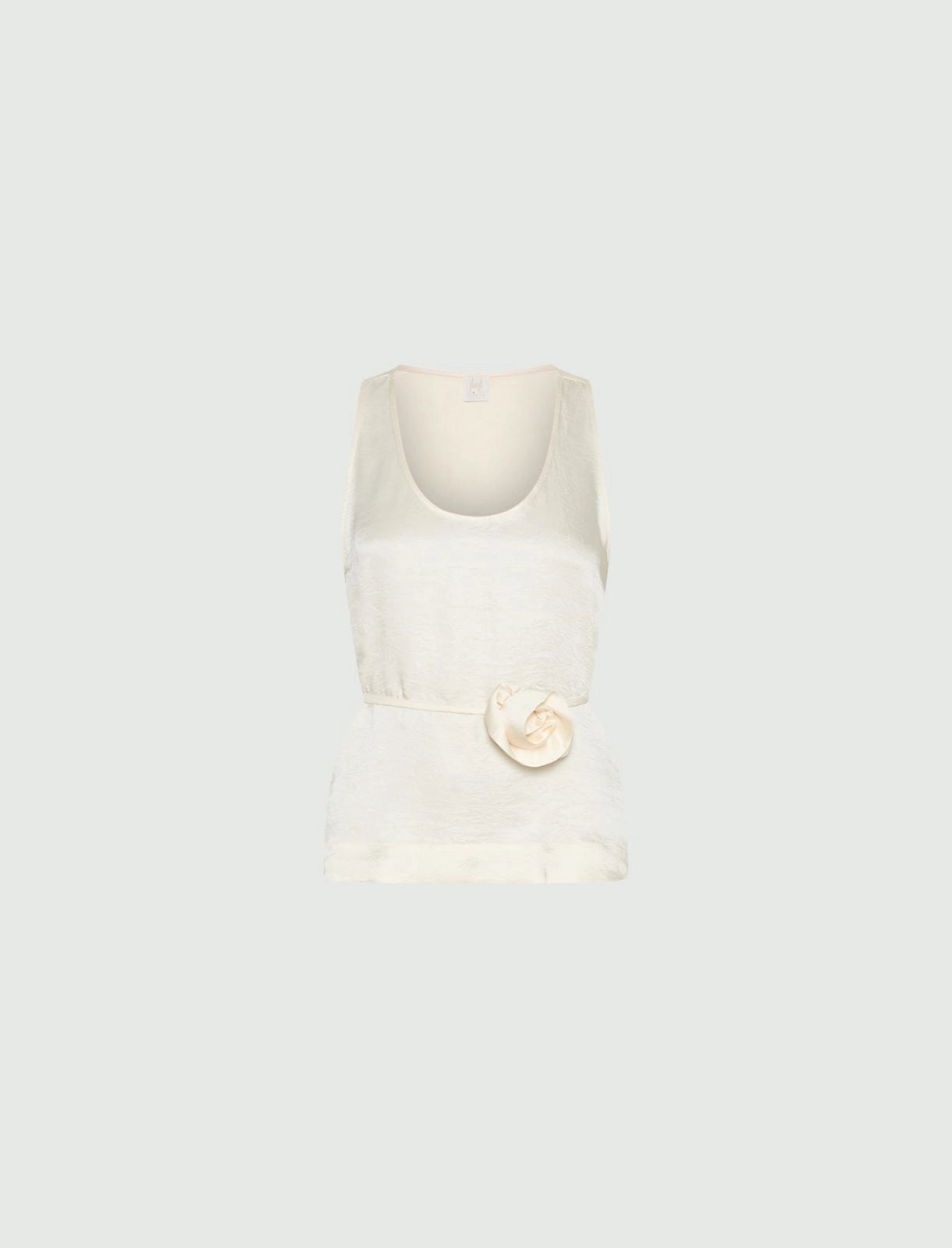 MARELLA Top con fiore abbinato