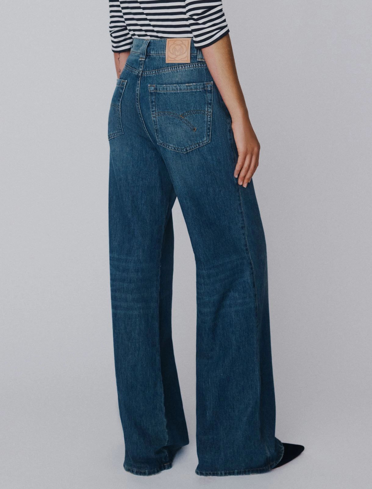 MARELLA Jeans wide leg a vita alta