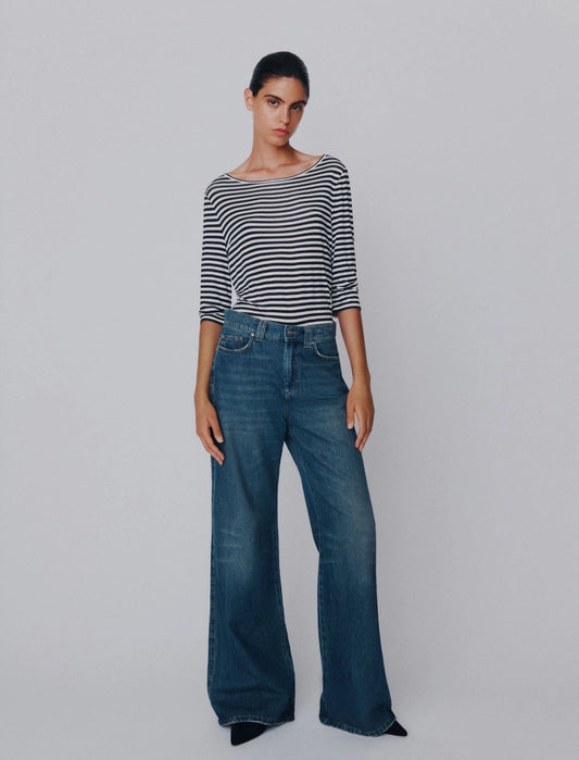 MARELLA Jeans wide leg a vita alta