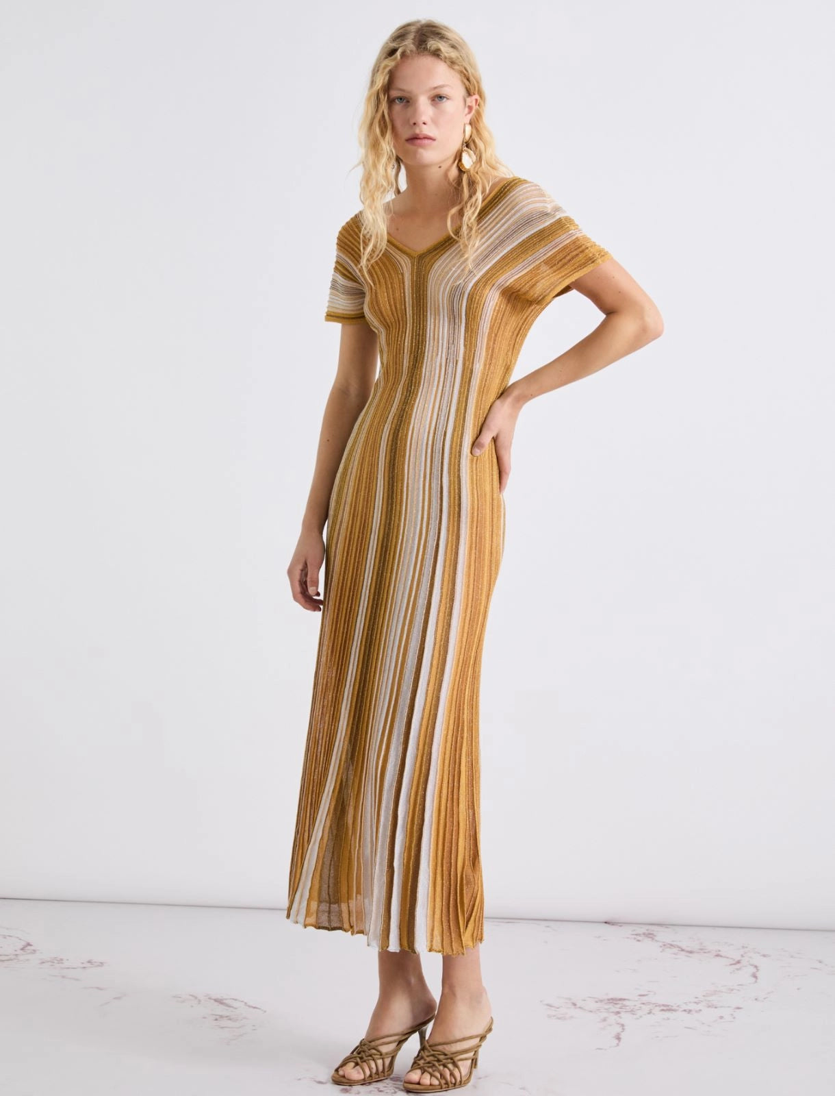 MARELLA Abito in jersey con lurex
