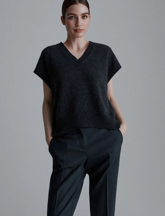 MARELLA gilet oversize in lana