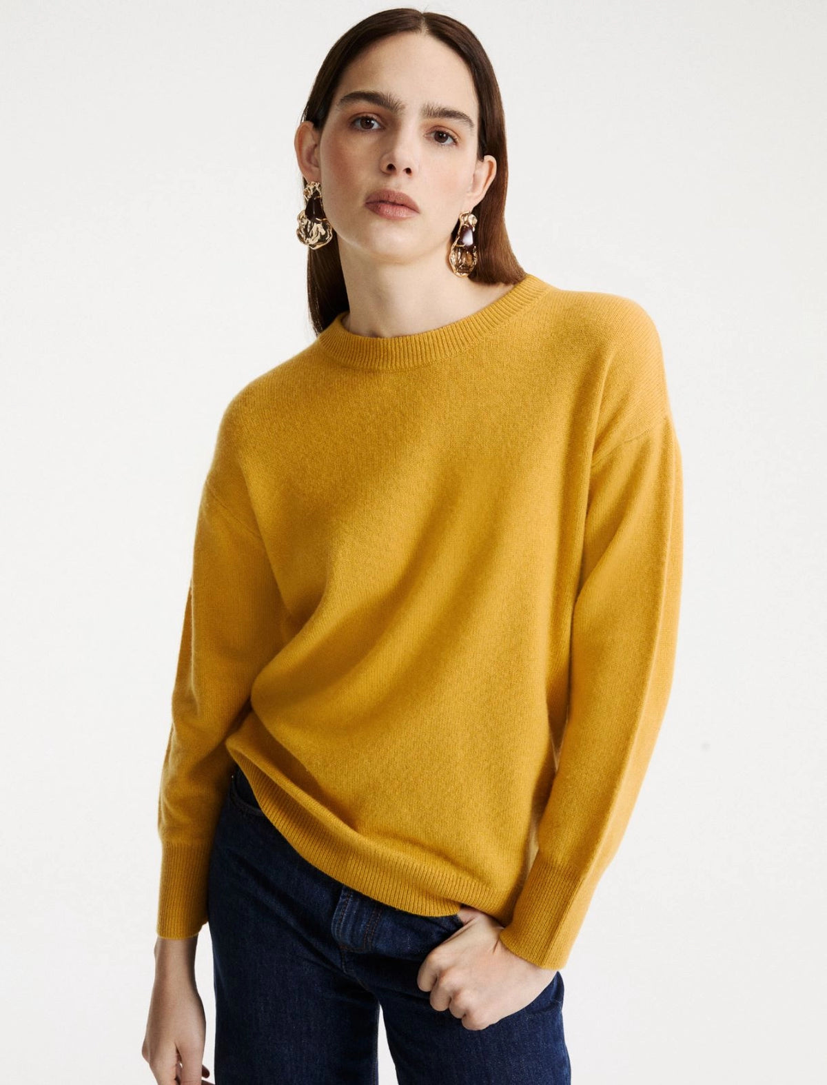 MARELLA Maglia girocollo in cashmere e lana