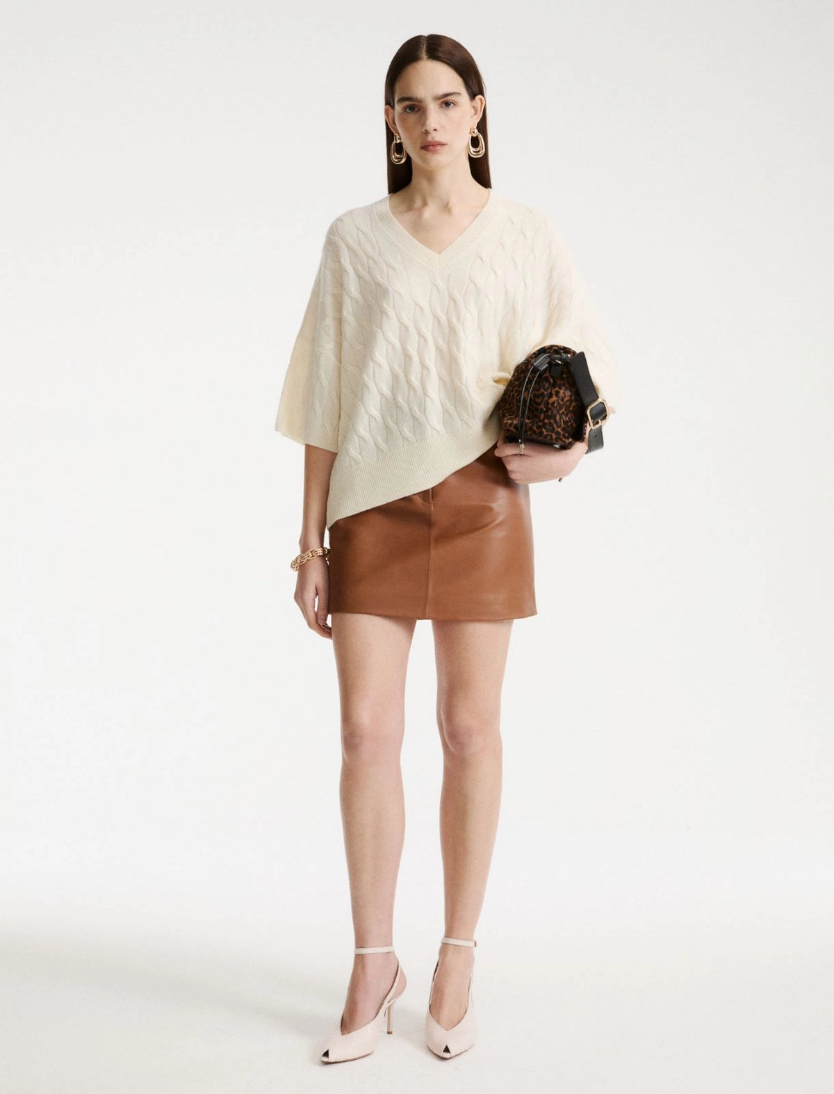 MARELLA Maglia oversize in cashmere e lana