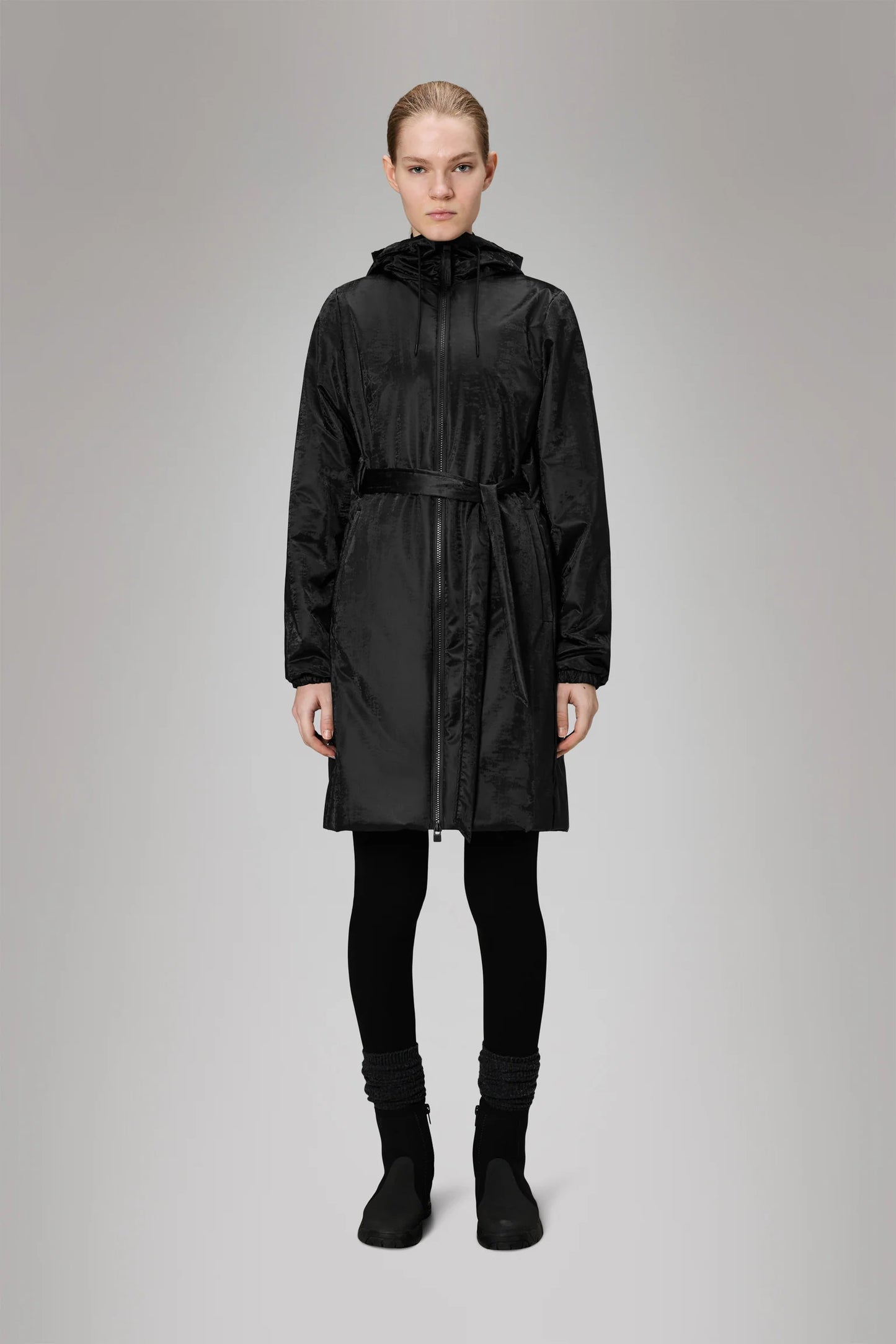 RAINS Lohja Long Insulated Curve Jacket