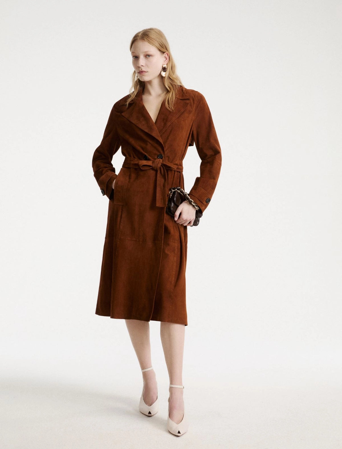 MARELLA Trench in suede