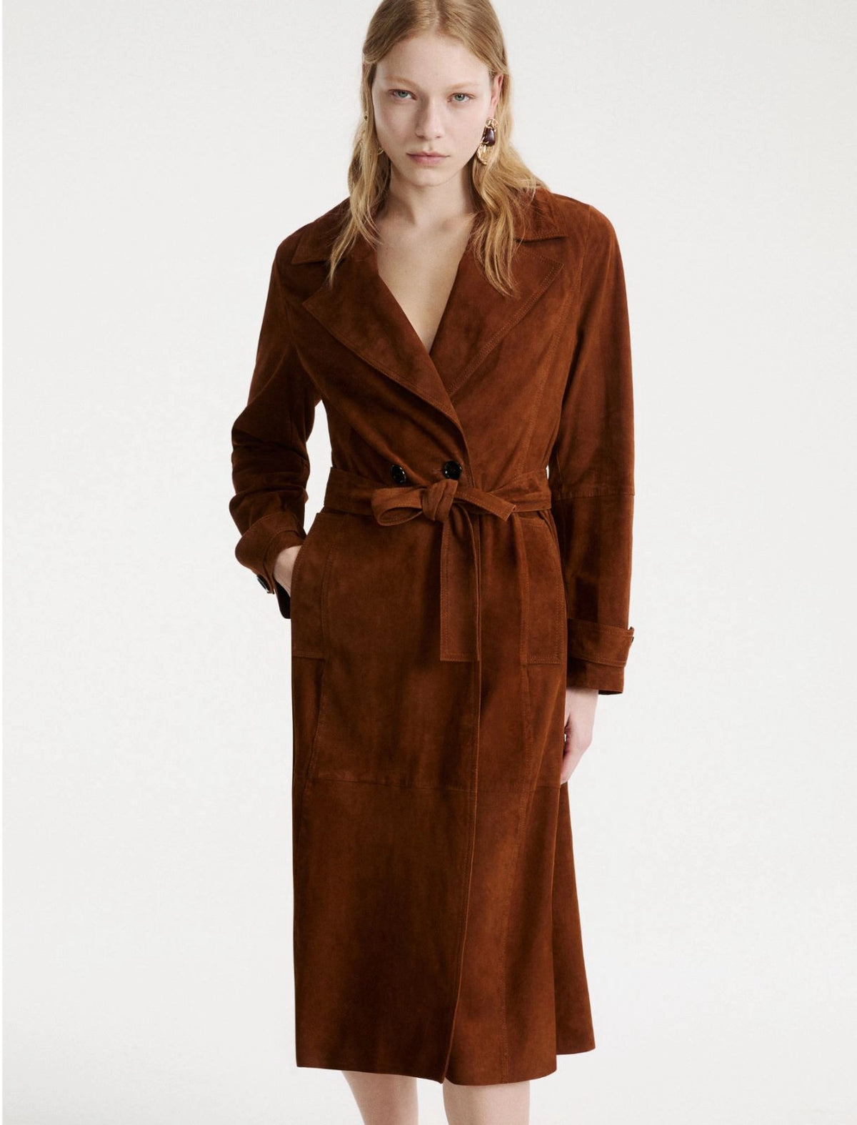MARELLA Trench in suede