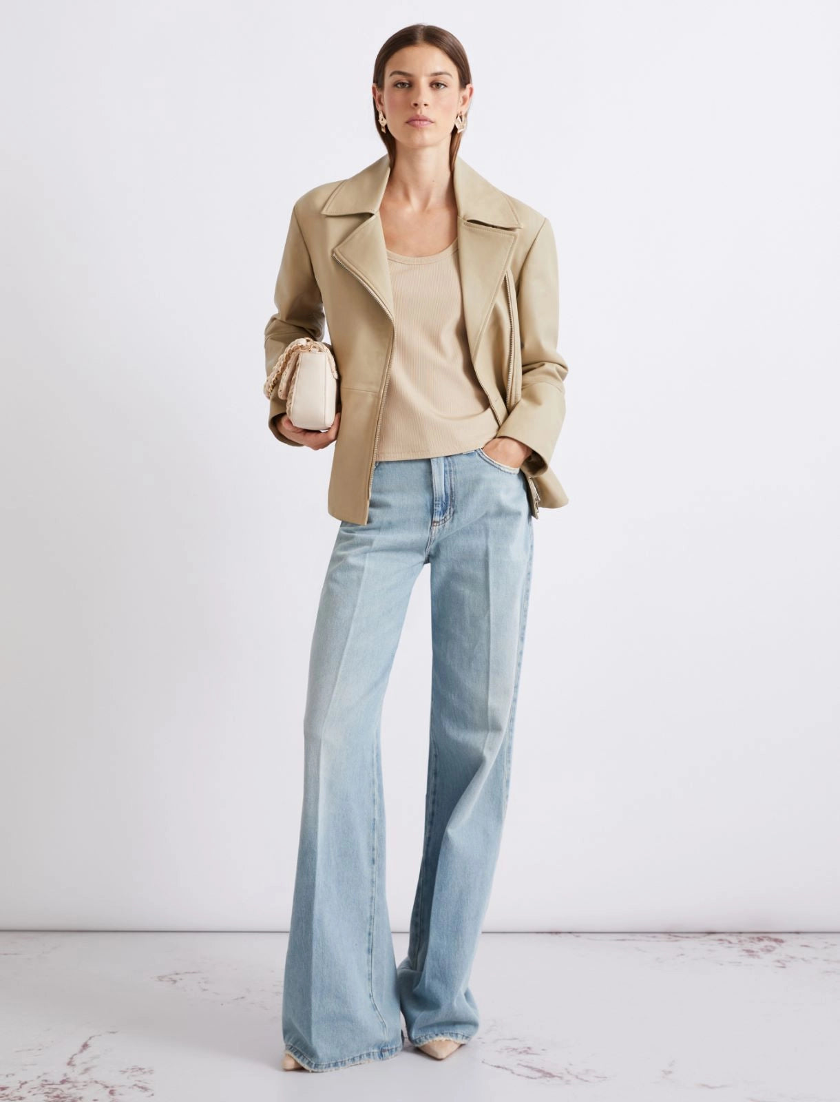 MARELLA Top in jersey a costine