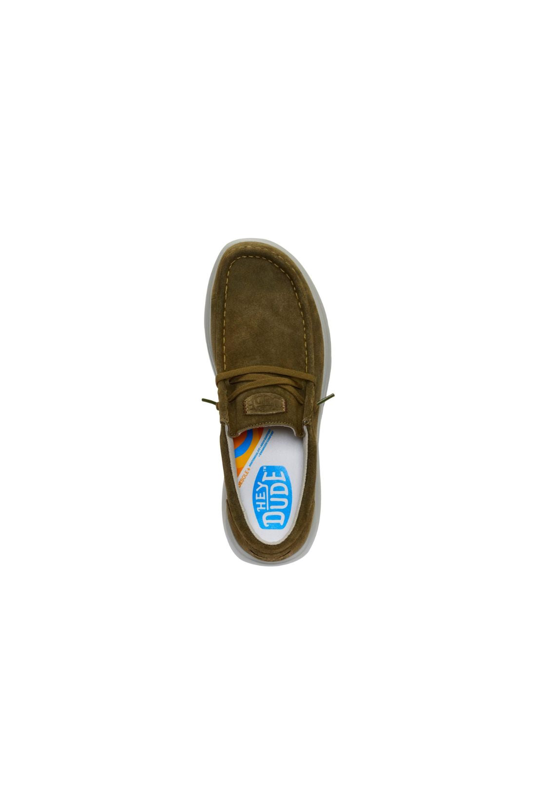 HEY DUDE 41975 Wally Conf Suede M Dark olive/Stone Grey