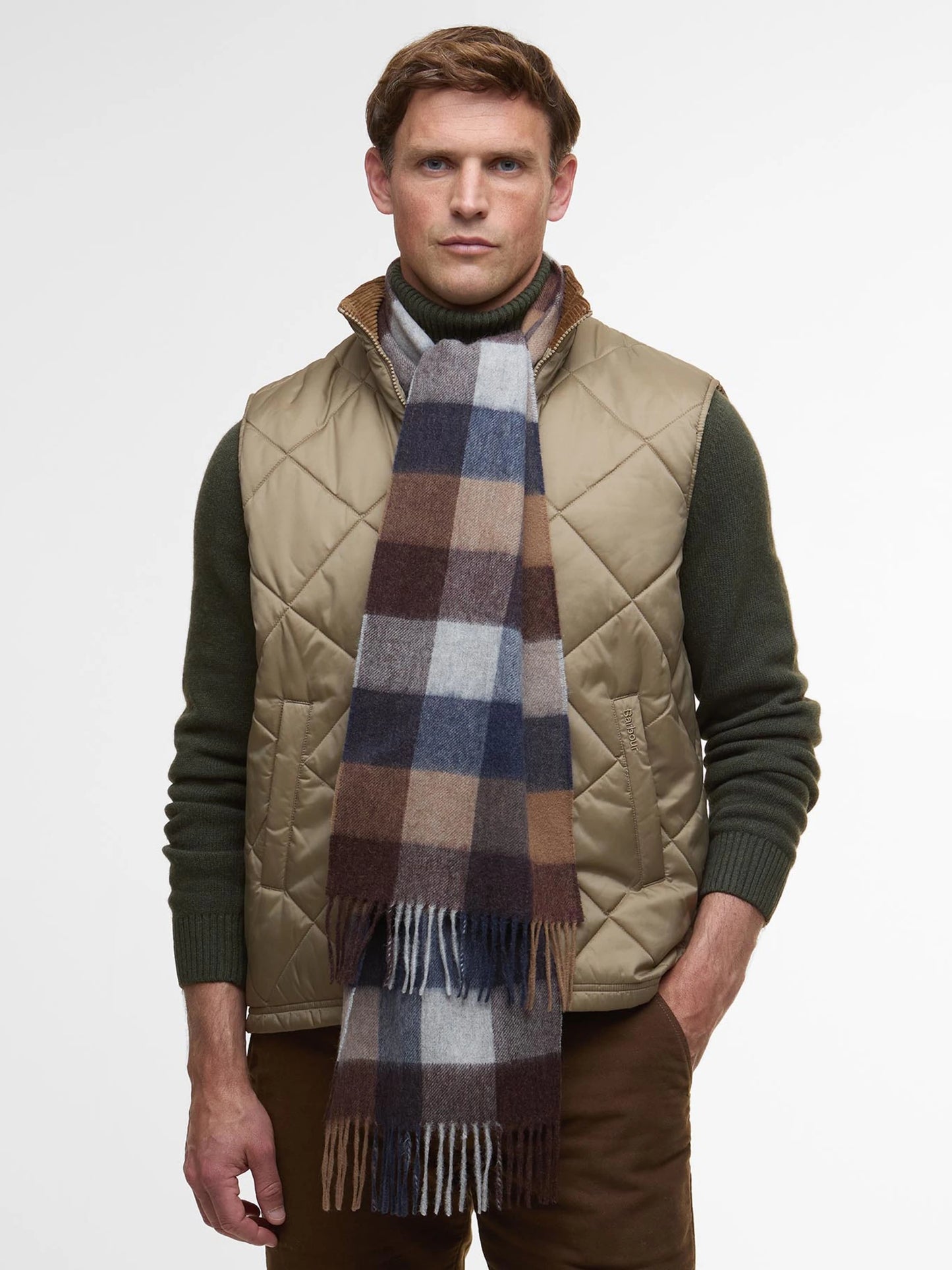 Barbour Sciarpa Tattersall grande