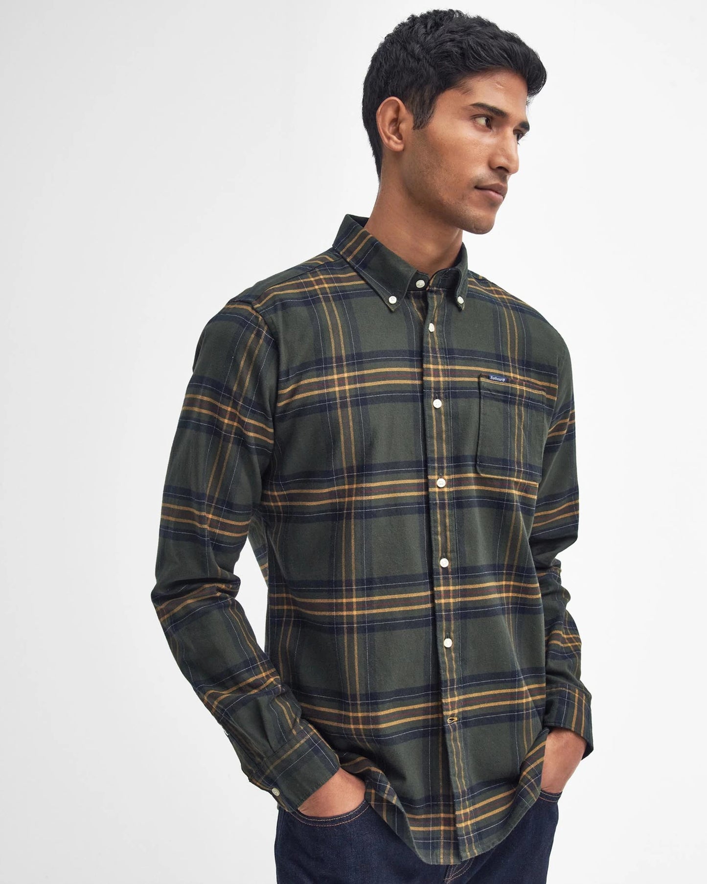 Barbour Camicia Portdown taglio sartoriale