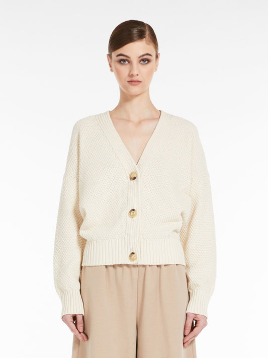 Weekend Max Mara WALES cardigan in maglia over in cotone
