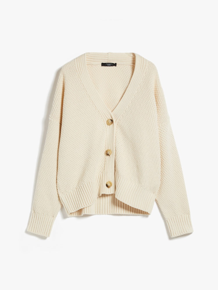 Weekend Max Mara WALES cardigan in maglia over in cotone