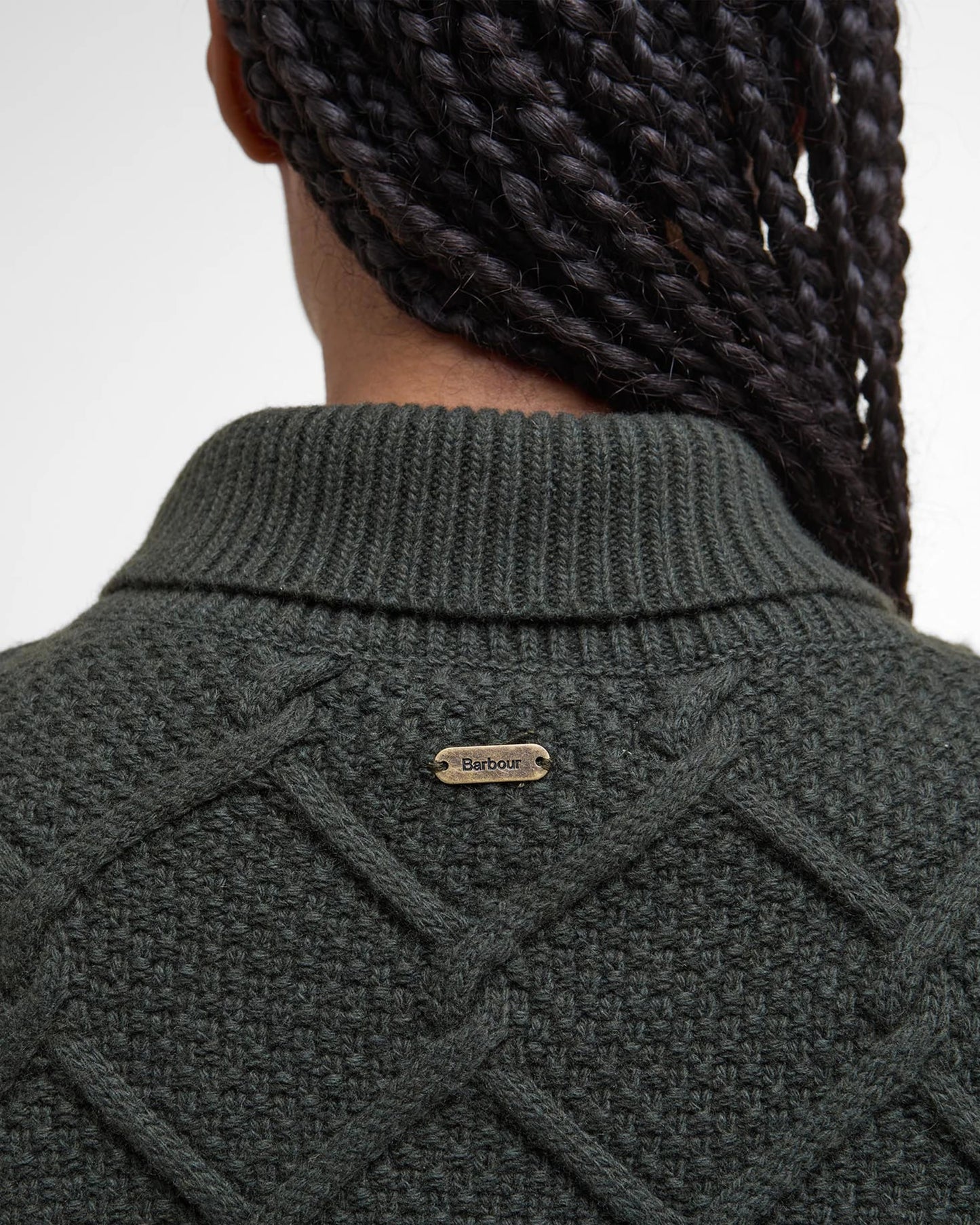 Barbour Felpa a maglia con collo arrotolato Burne