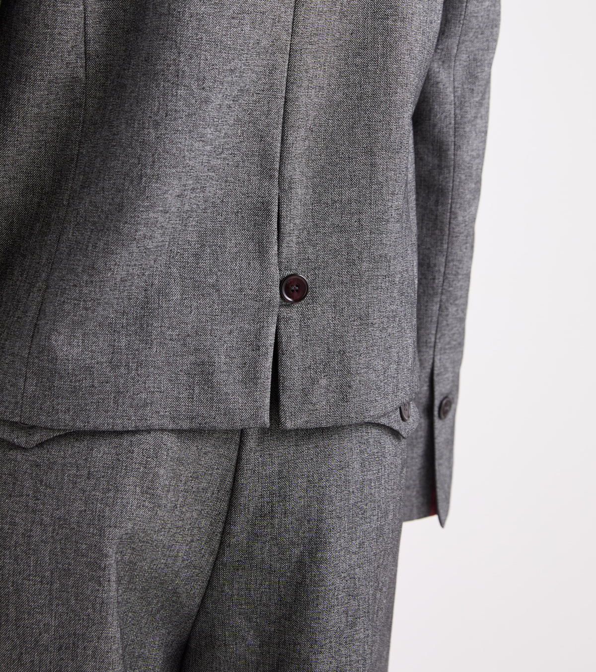 Alessia Santi - Blazer in viscosa con revers classico grigia