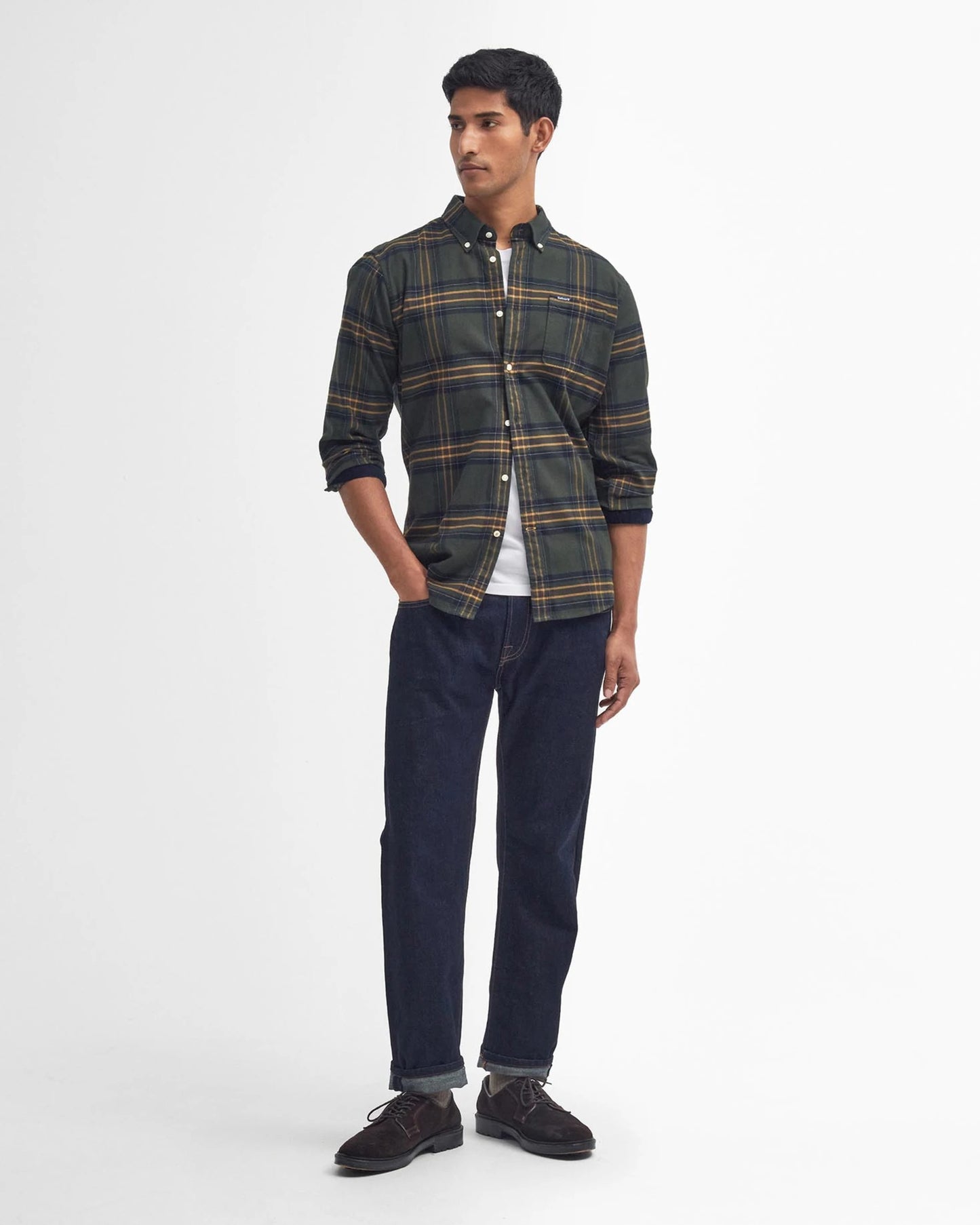 Barbour Camicia Portdown taglio sartoriale