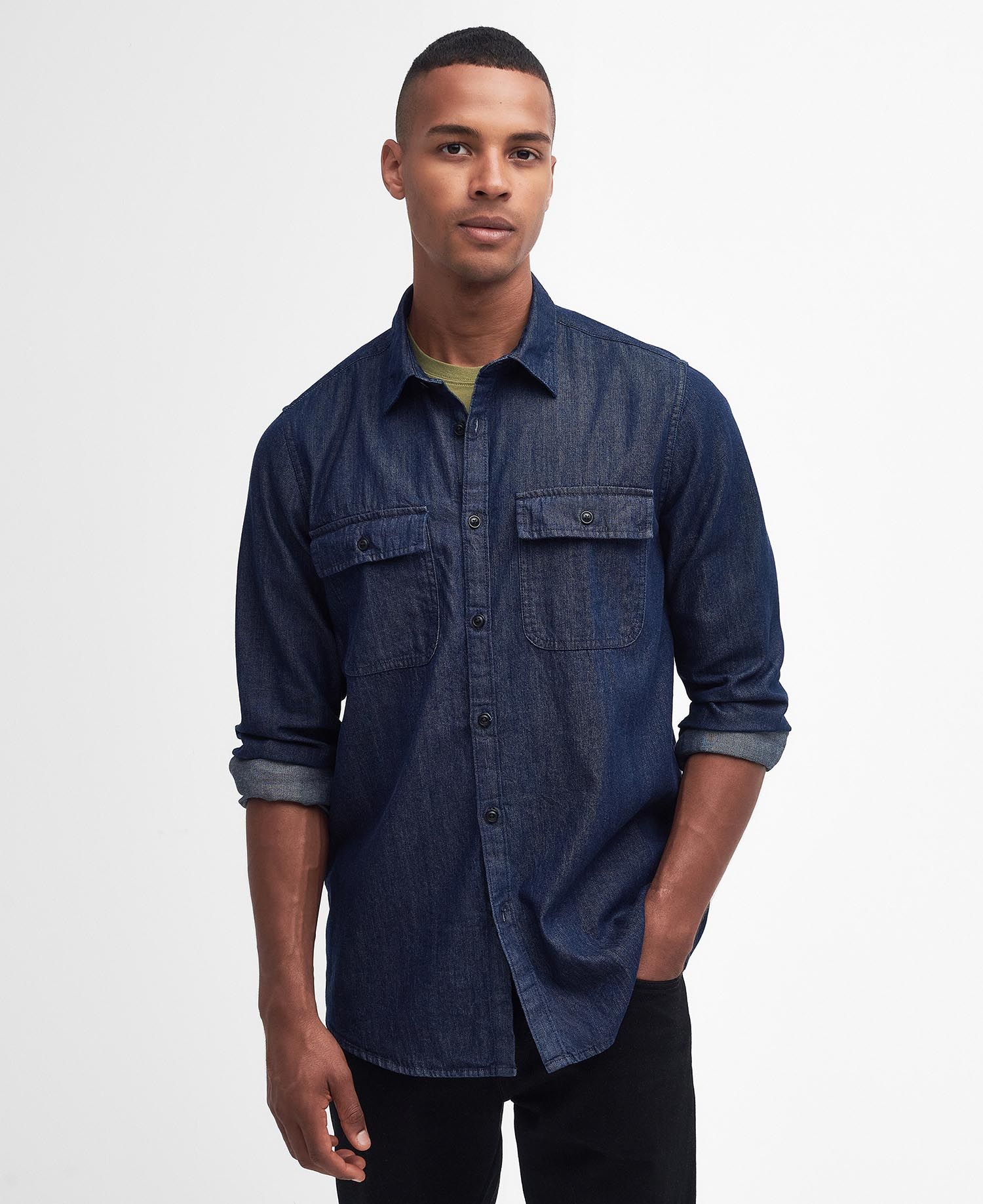 Barbour Camicia in denim Dalston