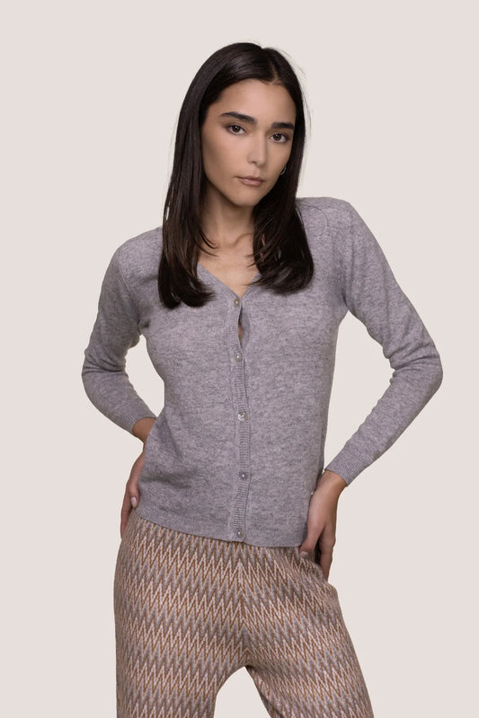  Cardigan 5 Bottoni in Cashmere