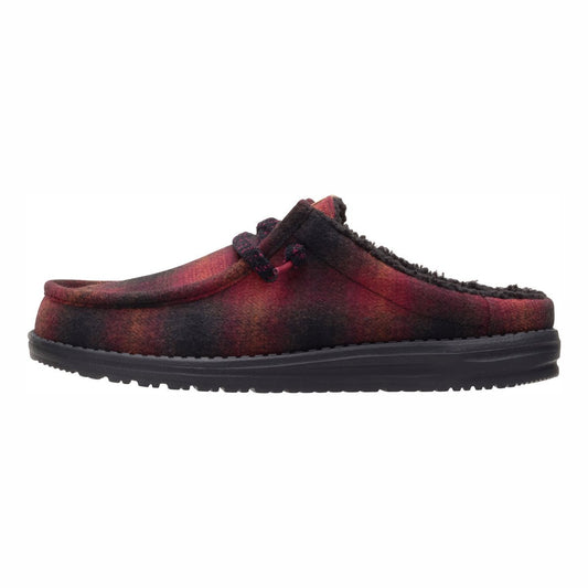 HEY DUDE Wally slip cozy plaid AI25-26