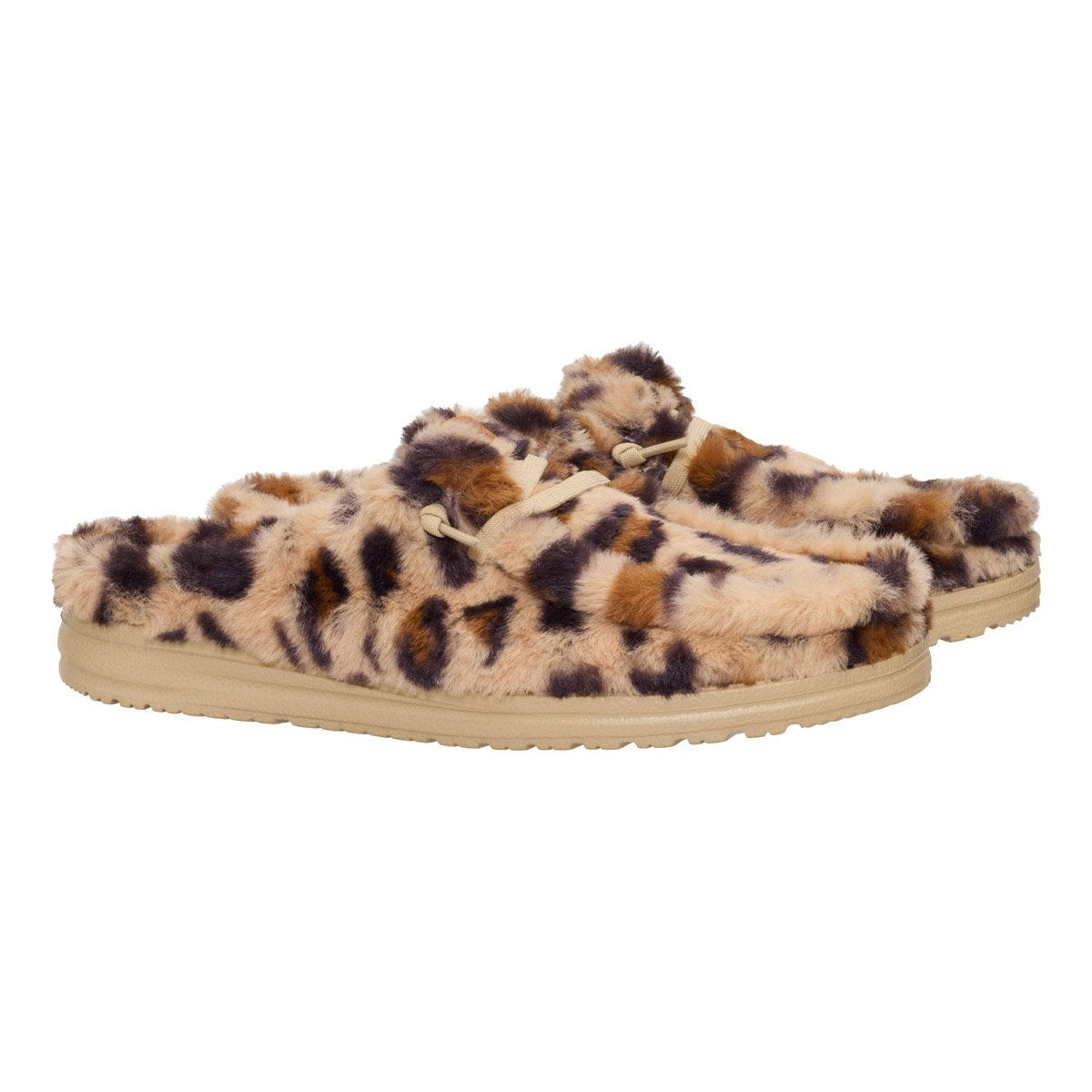 HEY DUDE Wendy Slipper Leo Fur W AI25-26