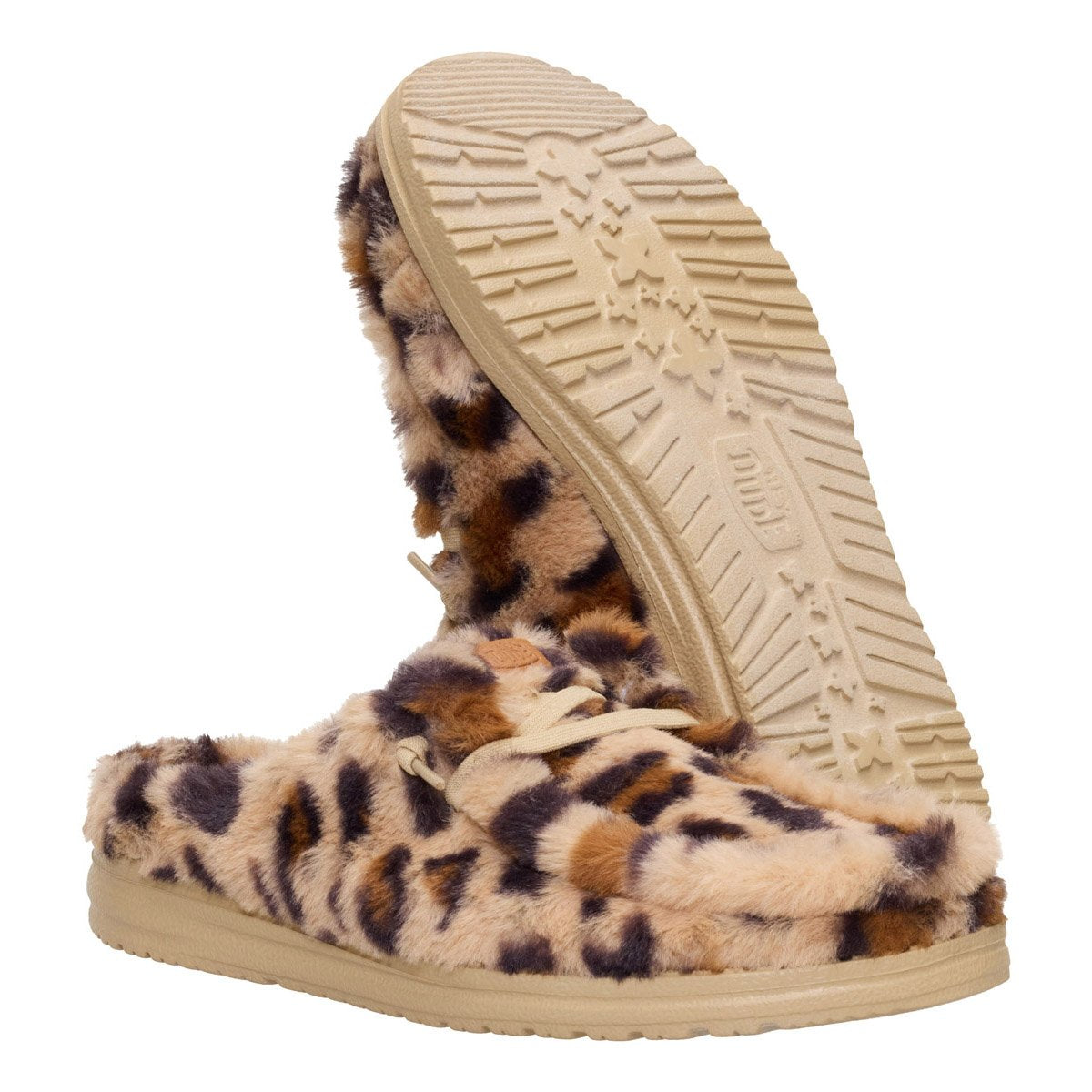 HEY DUDE Wendy Slipper Leo Fur W AI25-26