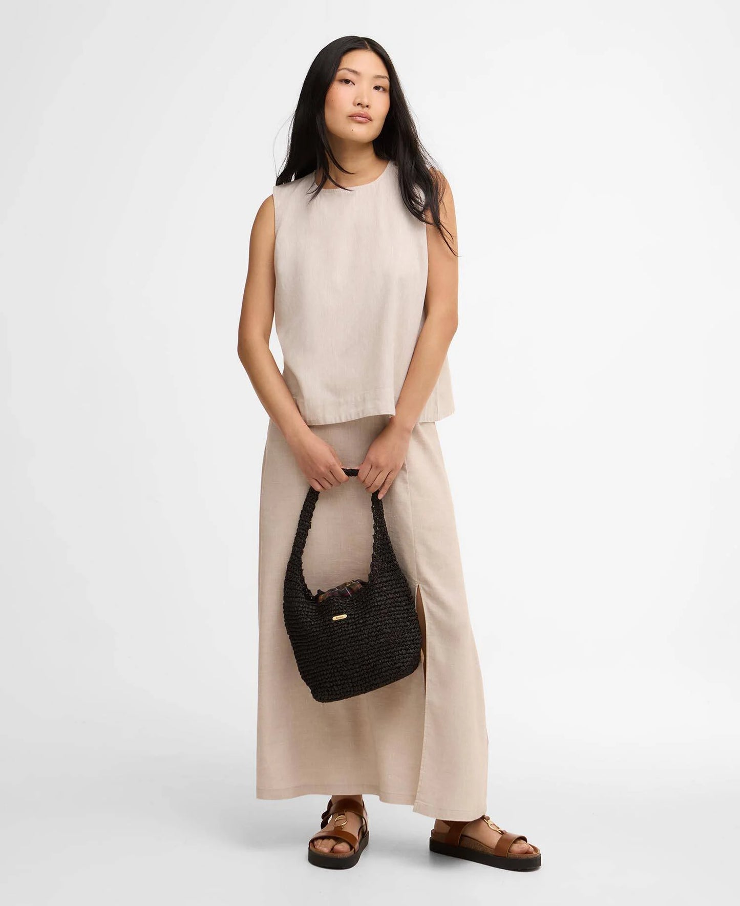 BARBOUR Borsa tote intessuta Lily