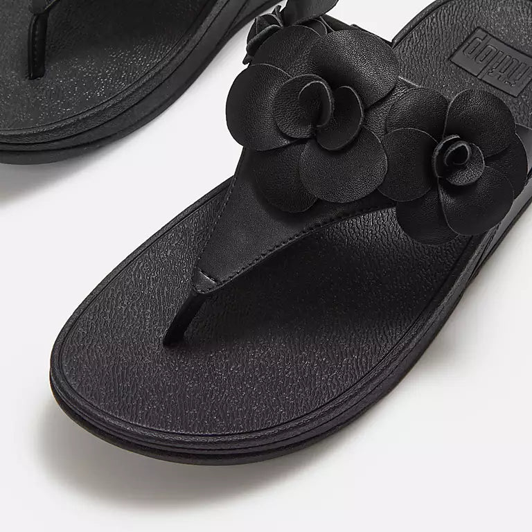 FitFlop Lulu Flower Toe-Post Sandals