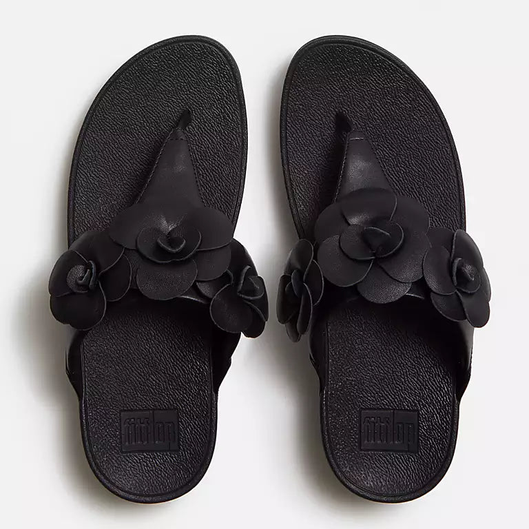 FitFlop Lulu Flower Toe-Post Sandals
